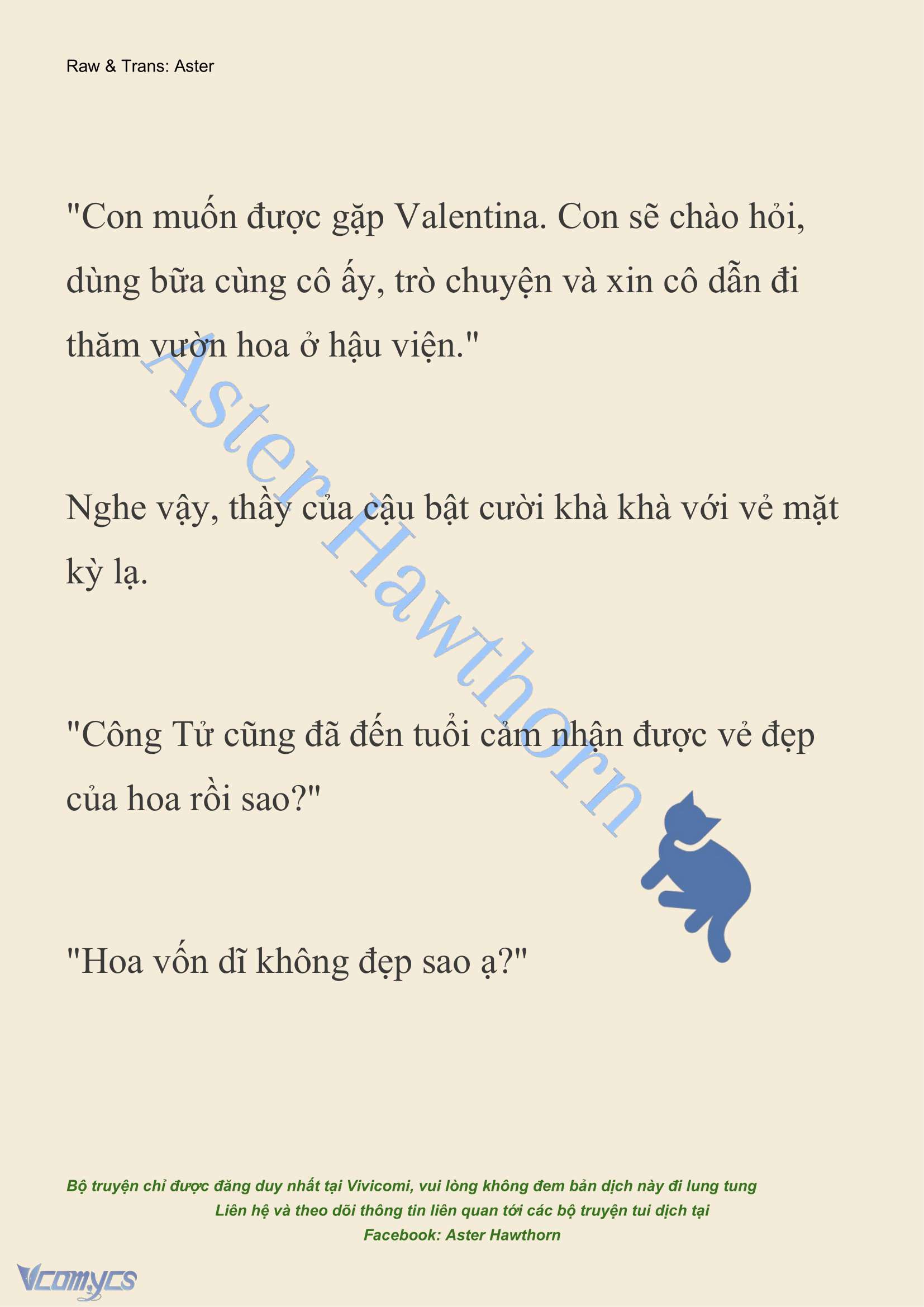 [NOVEL] Thiên Đường Của Valentina Chap 4 - Next Chap 5