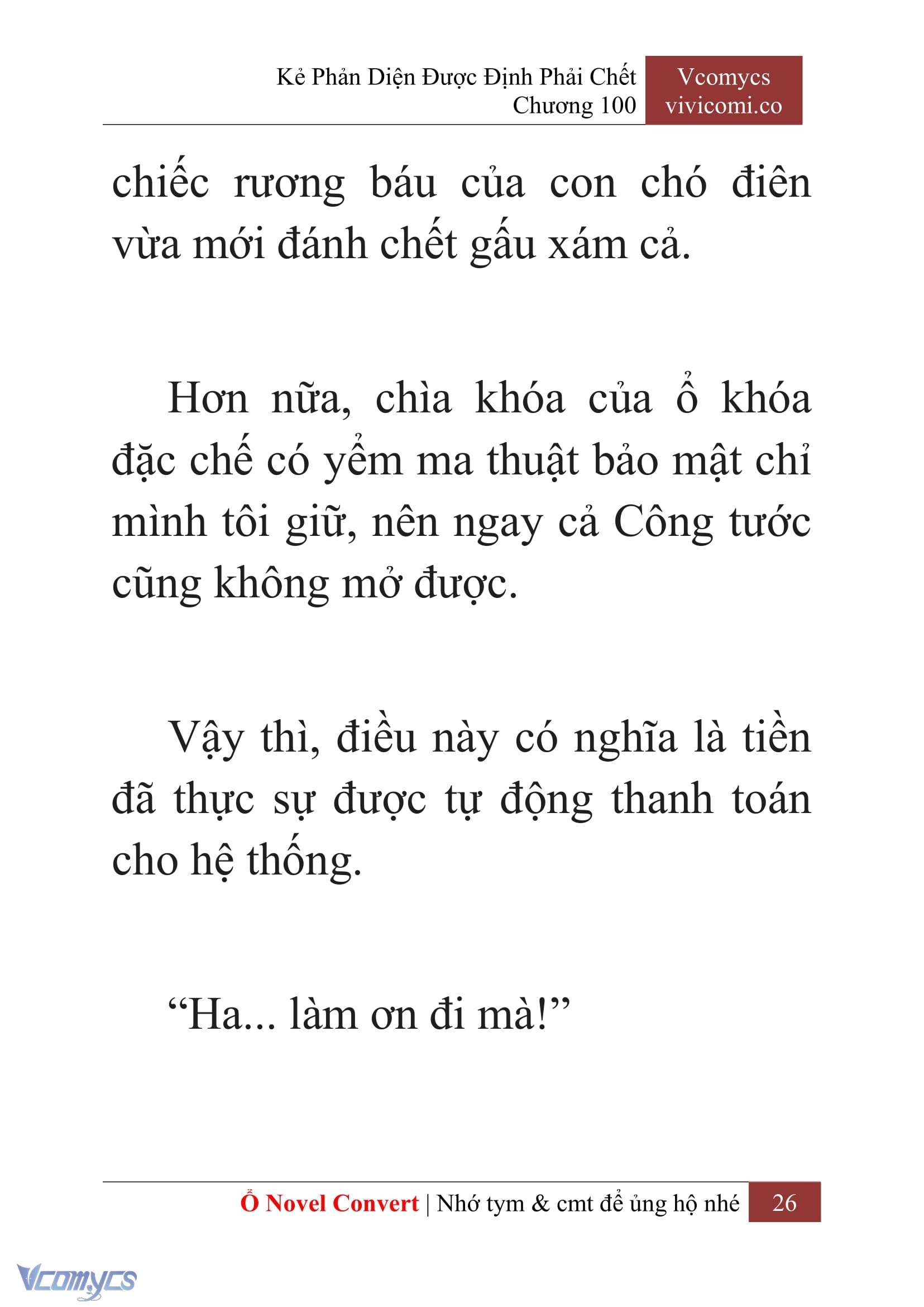 [Novel] Kẻ Phản Diện Được Định Phải Chết Chap 100 - Next Chap 101