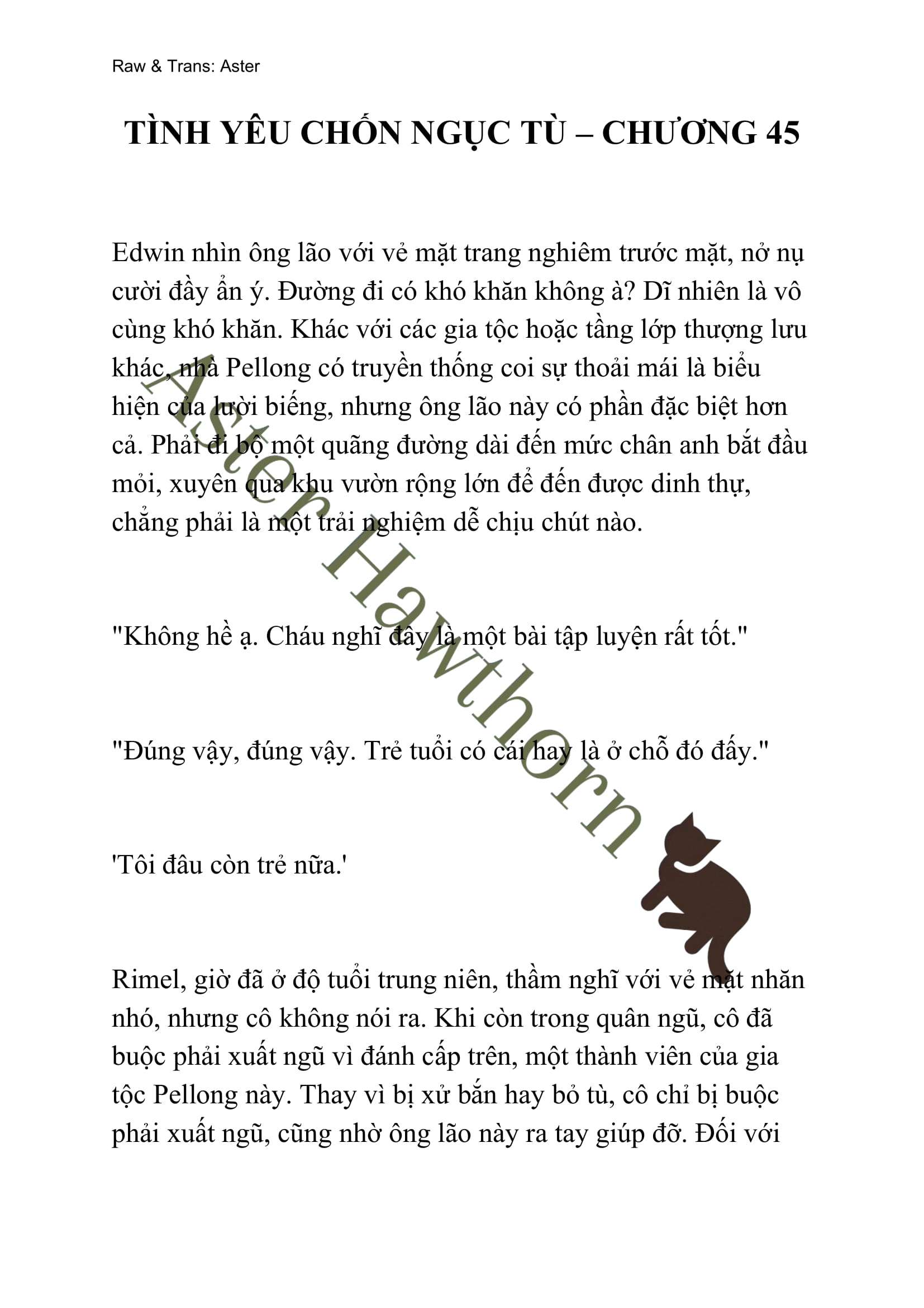 [NOVEL] Tình Yêu Chốn Ngục Tù Chap 45 - Trang 2