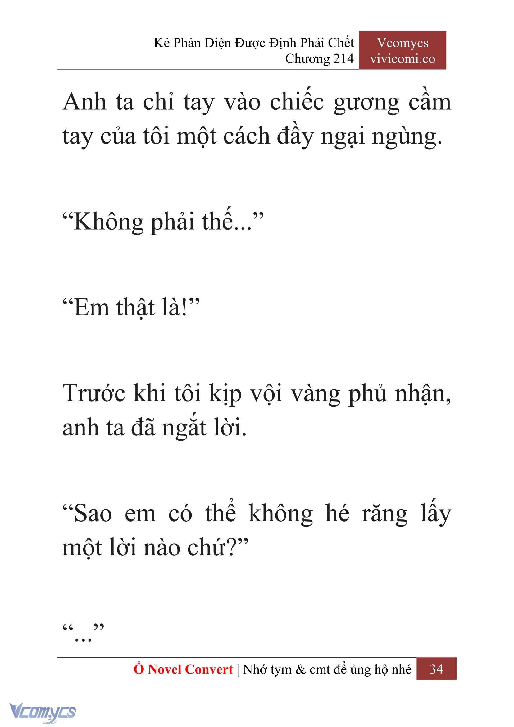 [Novel] Kẻ Phản Diện Được Định Phải Chết Chap 214 - Next Chap 215