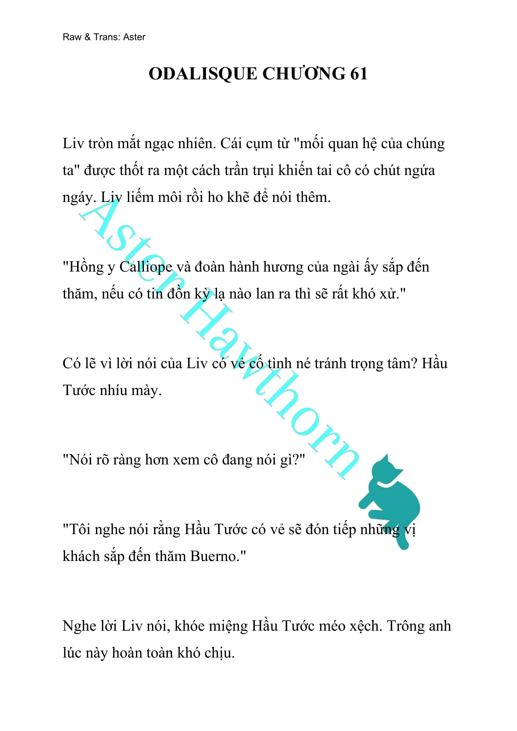 [NOVEL] Odalisque Chap 61 - Next Chap 62