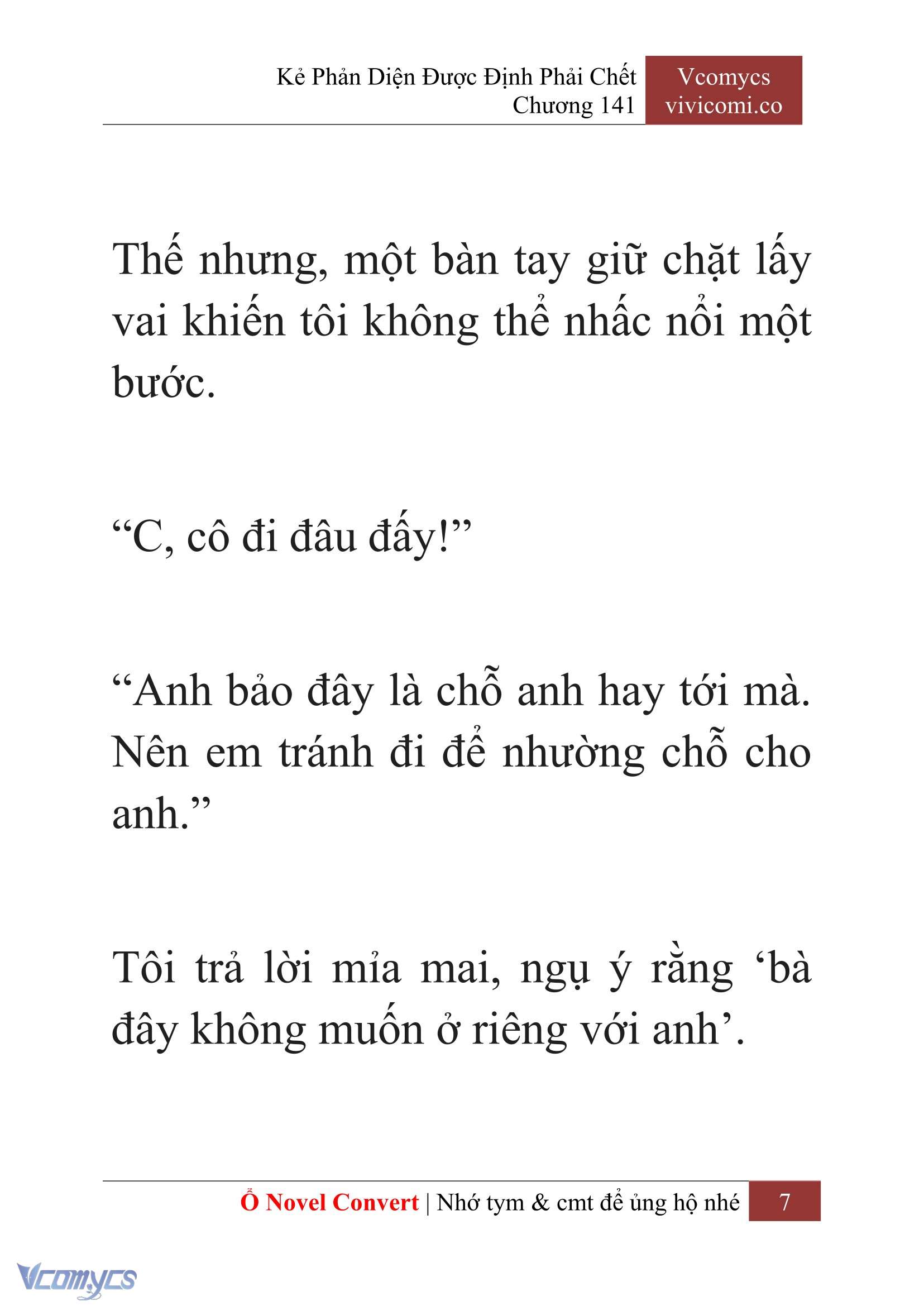 [Novel] Kẻ Phản Diện Được Định Phải Chết Chap 141 - Trang 2