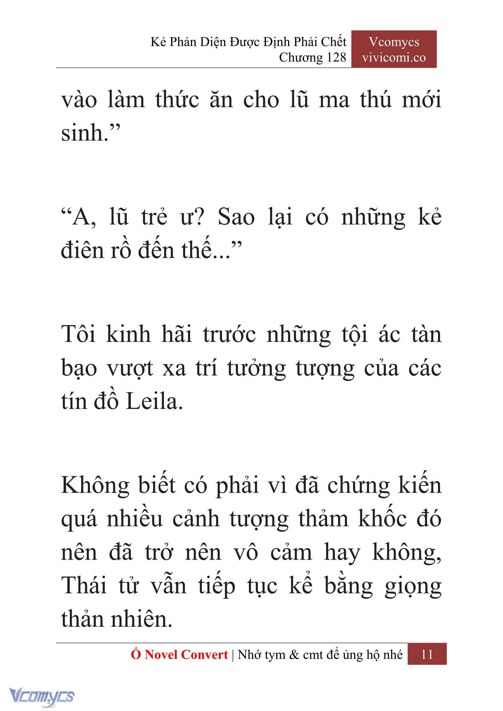 [Novel] Kẻ Phản Diện Được Định Phải Chết Chap 128 - Trang 2