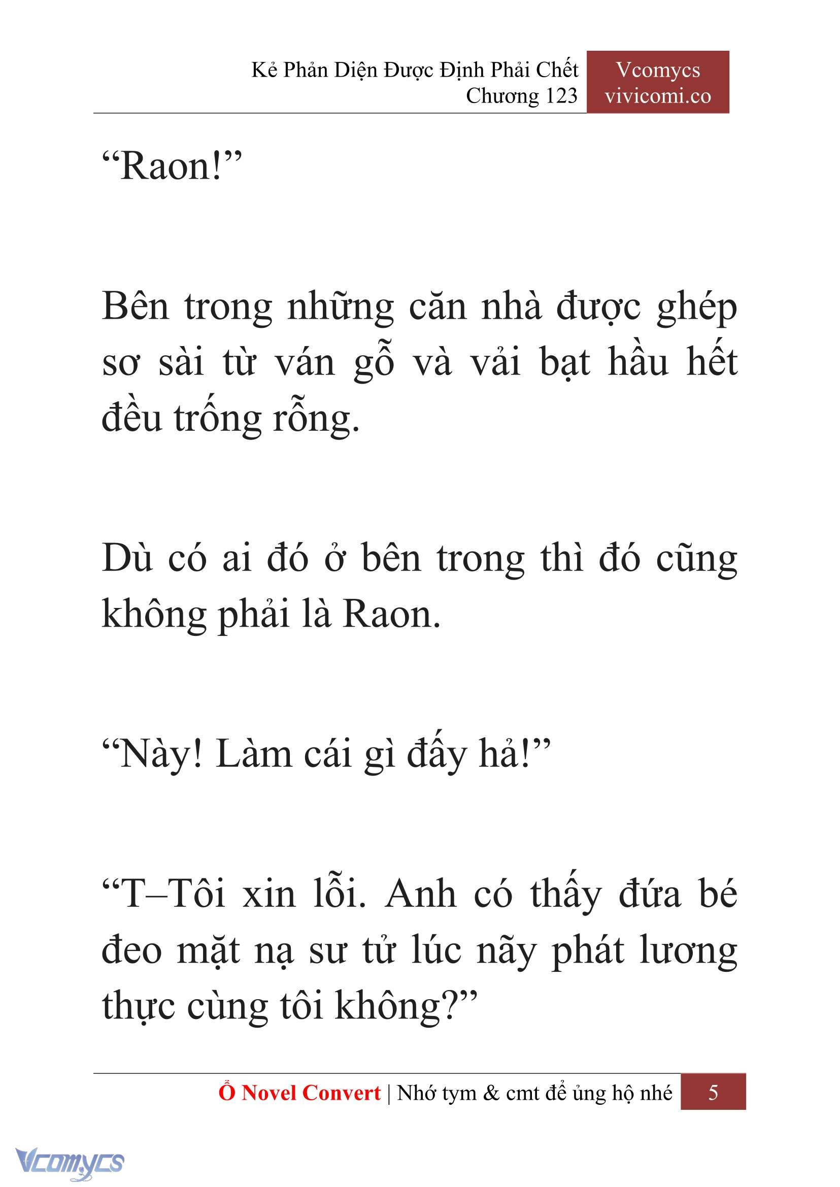 [Novel] Kẻ Phản Diện Được Định Phải Chết Chap 123 - Trang 2