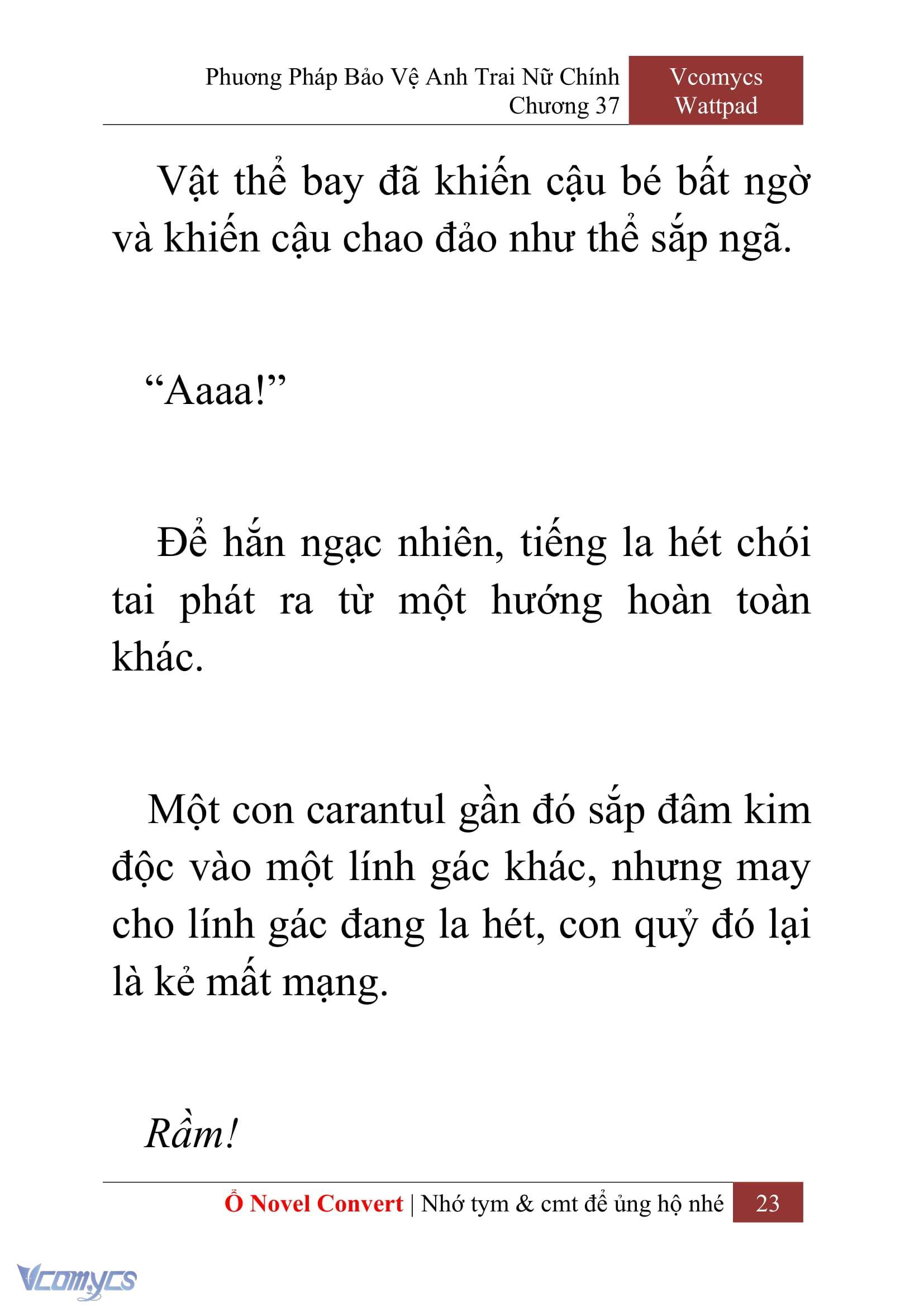 [Novel] Phương Pháp Bảo Vệ Anh Trai Nữ Chính Chap 37 - Trang 2