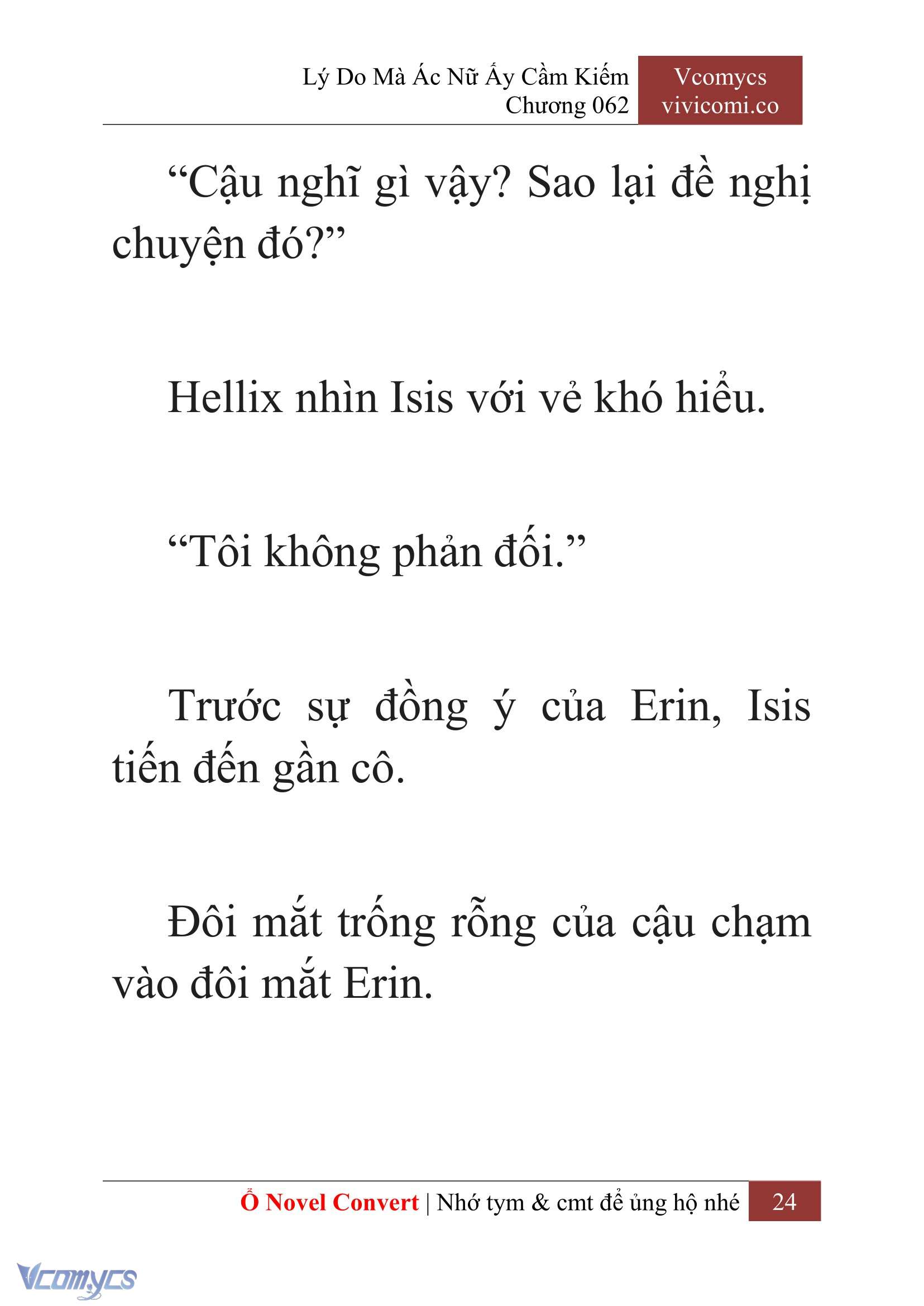 [Novel] Lý Do Mà Ác Nữ Ấy Cầm Kiếm Chap 62 - Next Chap 63