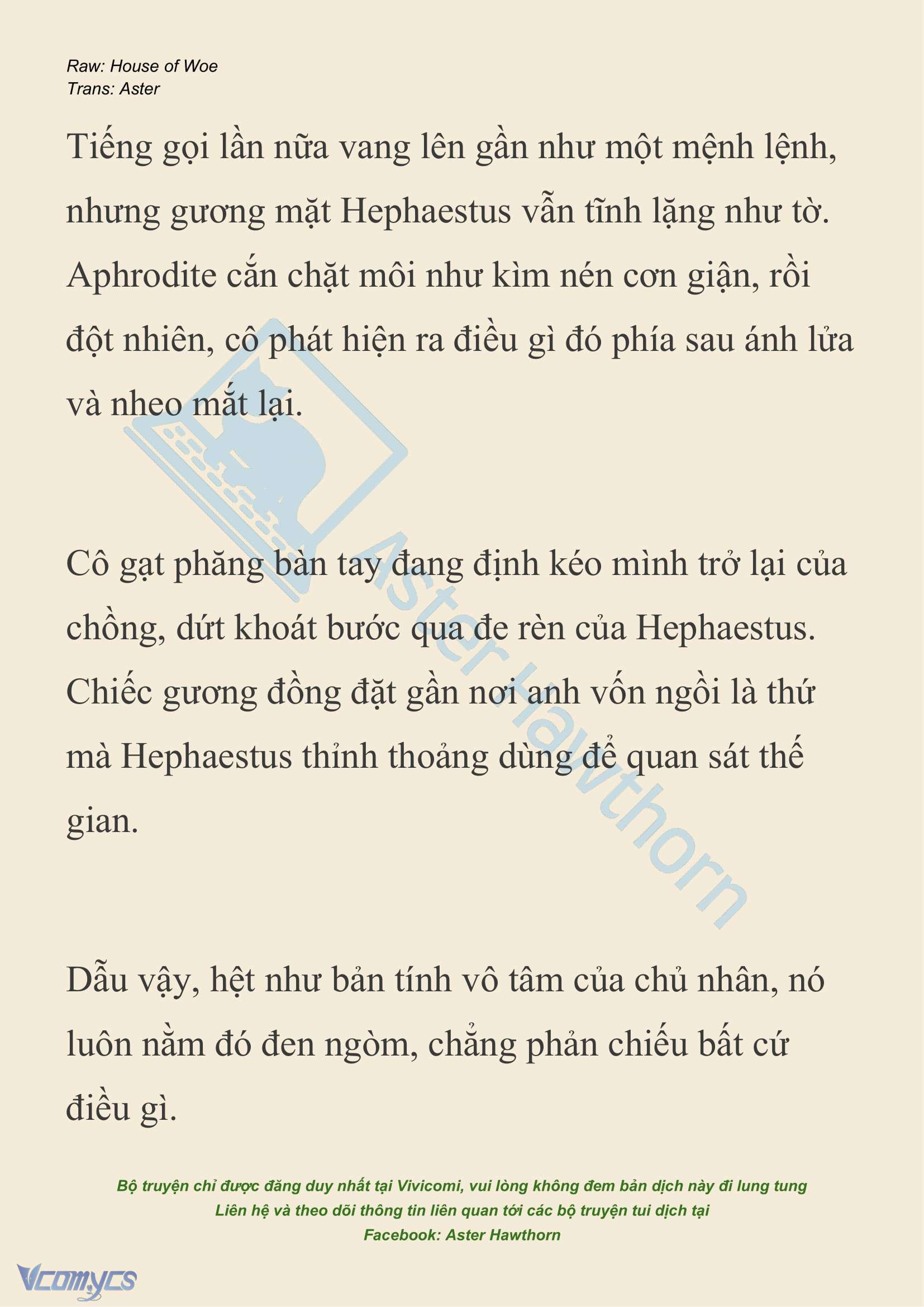 [NOVEL] Dành Cho Các Nữ Thần: Dành cho Psyche Chap 38 - Trang 2