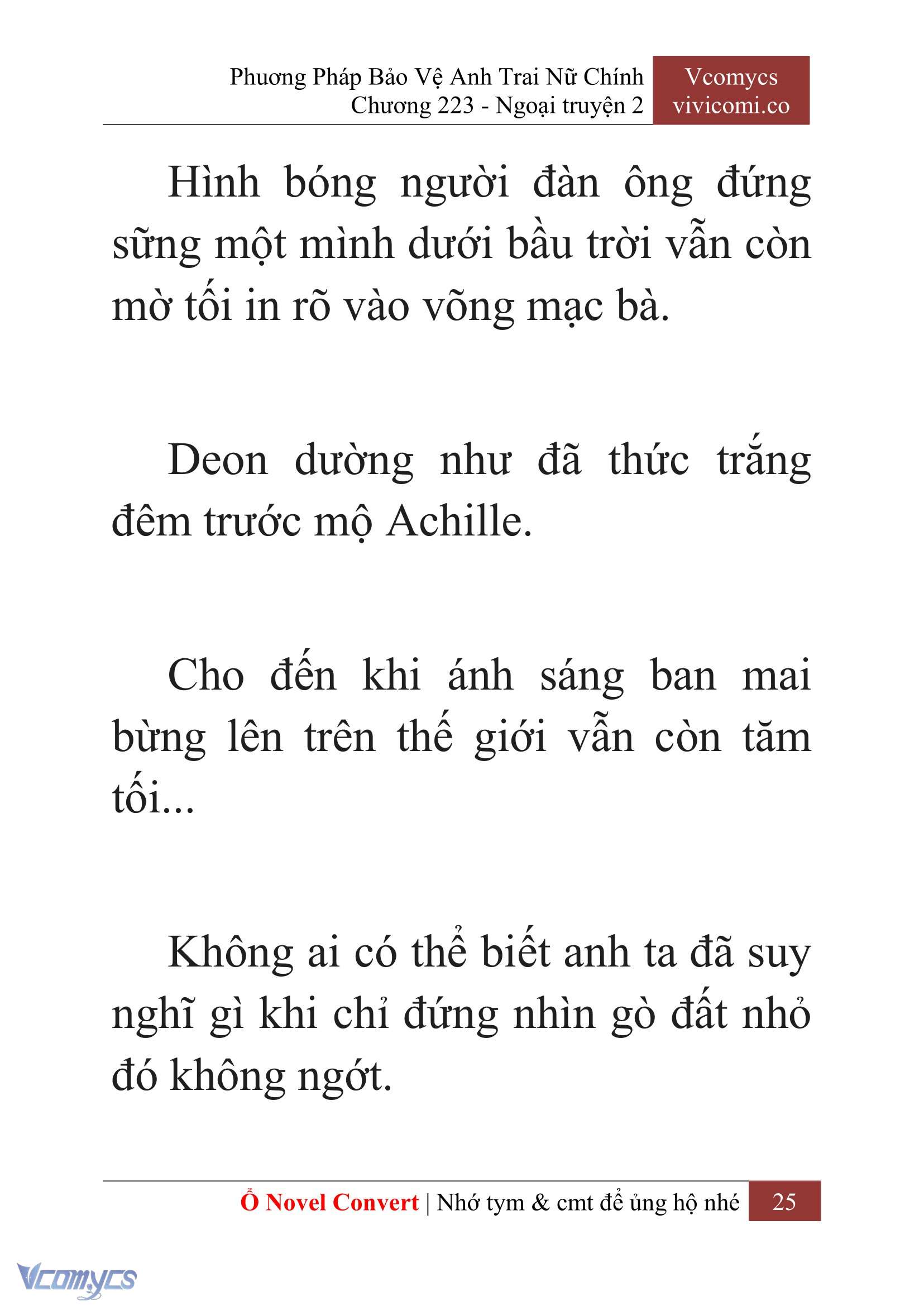 [Novel] Phương Pháp Bảo Vệ Anh Trai Nữ Chính Chap 223 - Trang 2