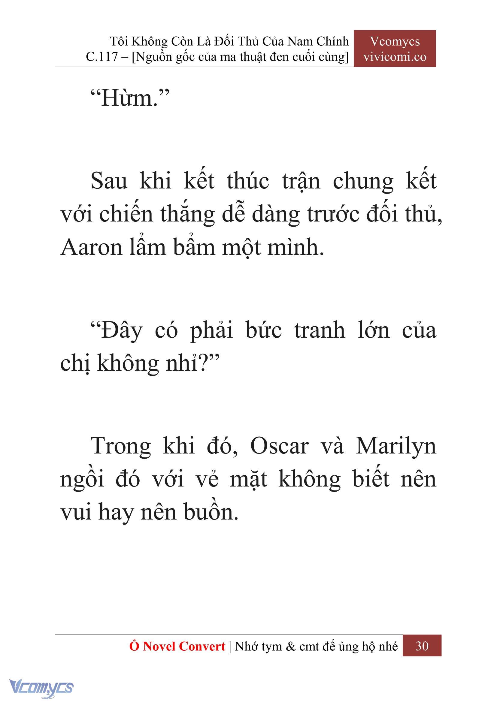 [Novel] Tôi Không Còn Là Đối Thủ Của Nam Chính Chap 117 - Trang 2