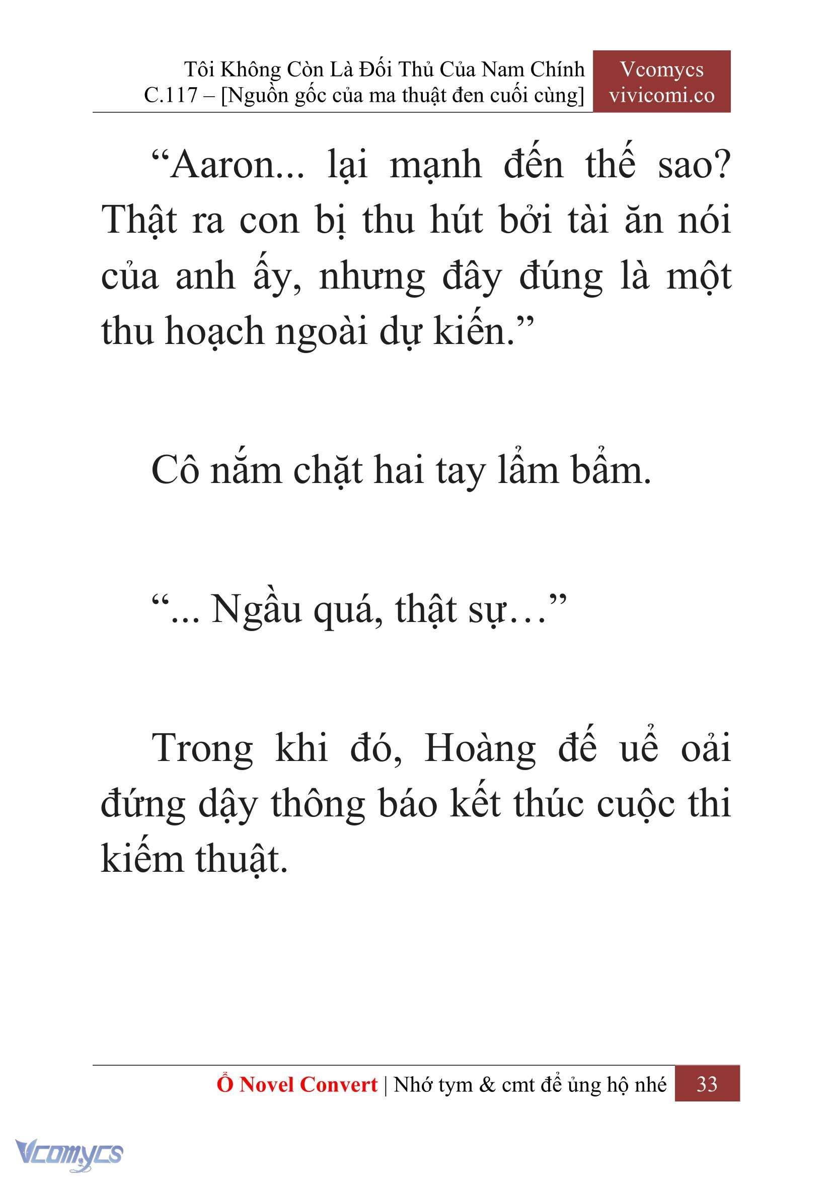[Novel] Tôi Không Còn Là Đối Thủ Của Nam Chính Chap 117 - Trang 2