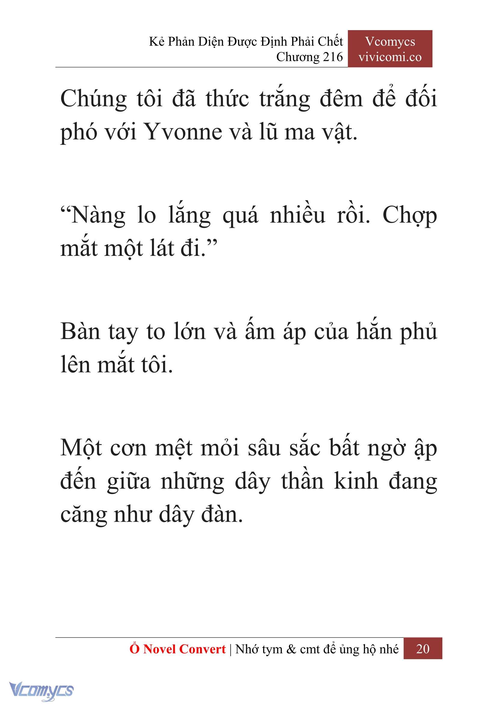 [Novel] Kẻ Phản Diện Được Định Phải Chết Chap 216 - Next Chap 217