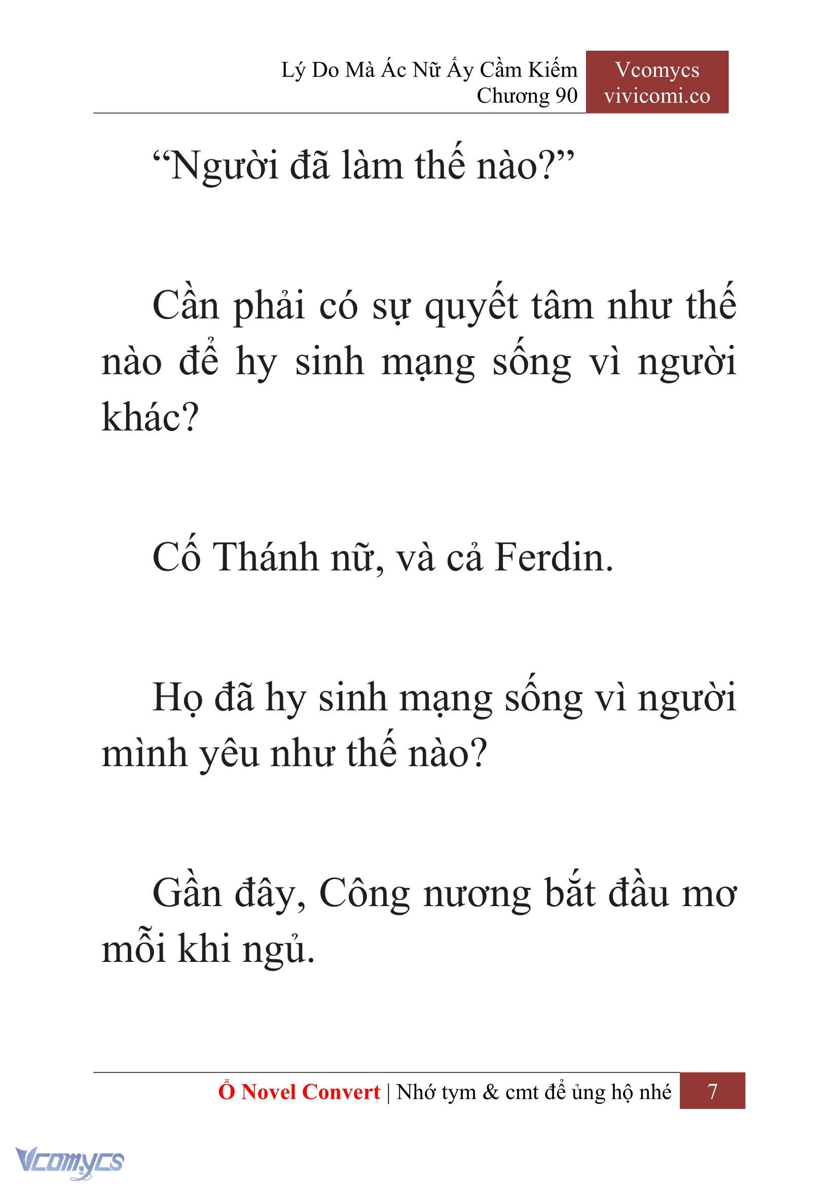 [Novel] Lý Do Mà Ác Nữ Ấy Cầm Kiếm Chap 90 - Next Chap 91