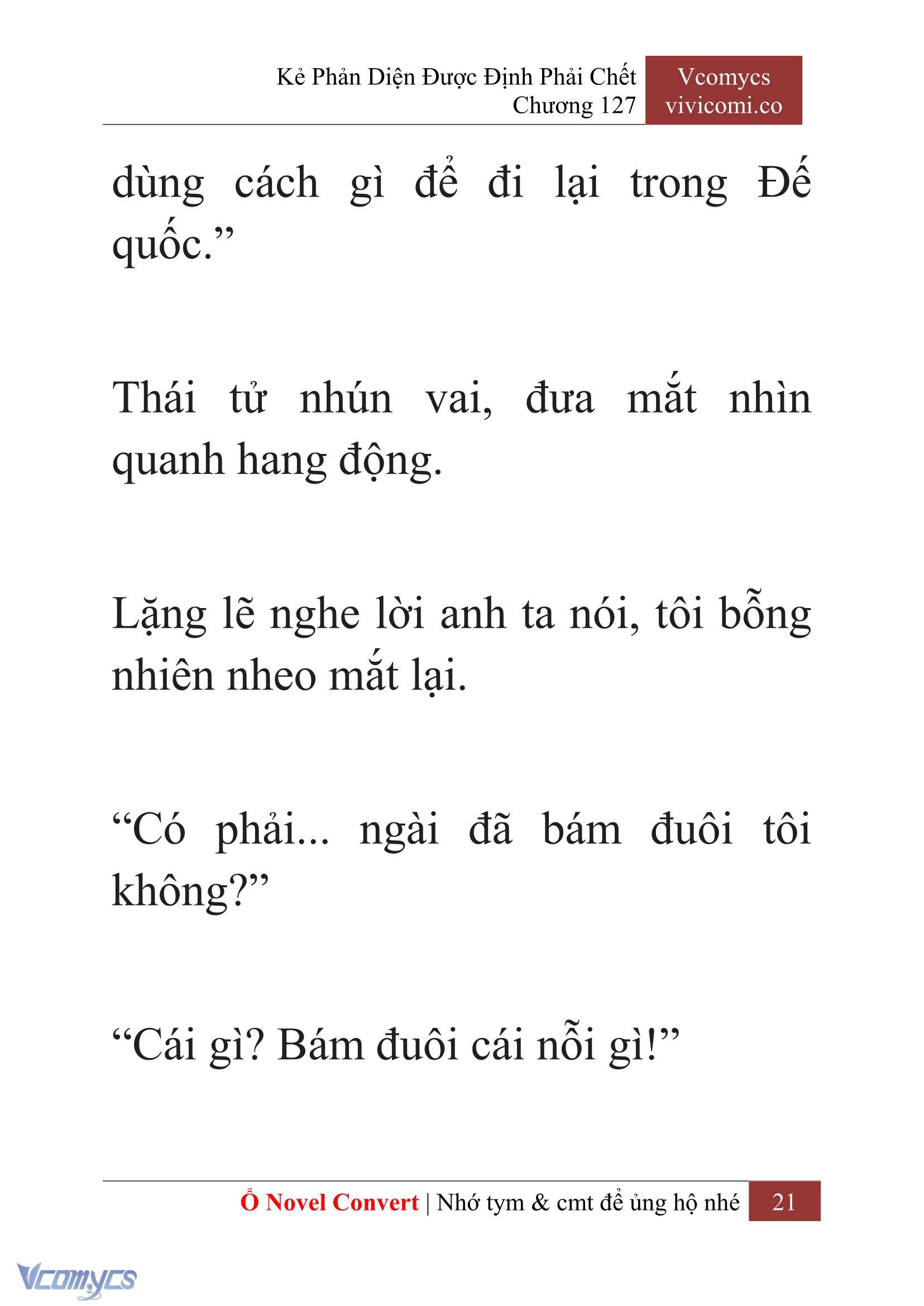 [Novel] Kẻ Phản Diện Được Định Phải Chết Chap 127 - Trang 2
