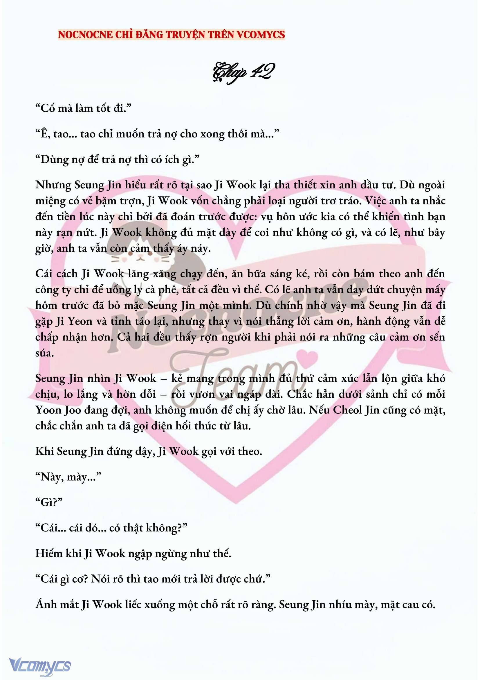 [NOVEL] CHÚNG TA KẾT THÚC VÀO MÙA THU Chap 42 - Trang 2