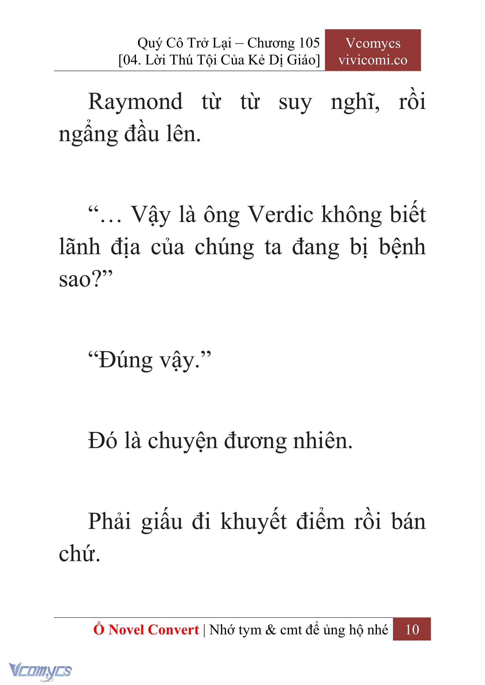 [Novel] Quý Cô Trở Lại Chap 105 - Trang 2