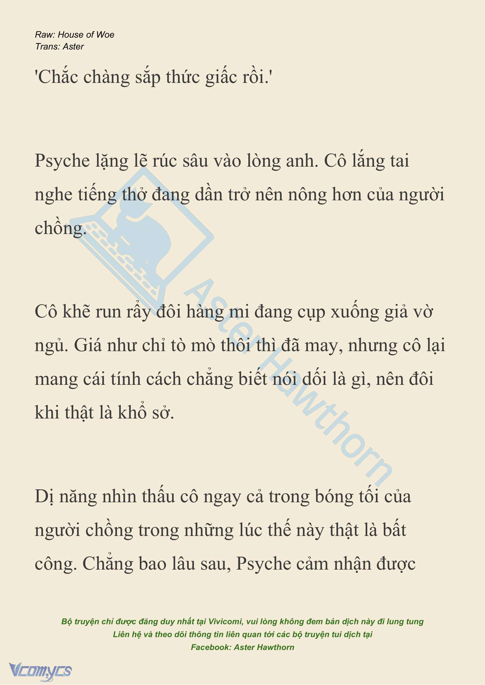 [NOVEL] Dành Cho Các Nữ Thần: Dành cho Psyche Chap 20 - Trang 2