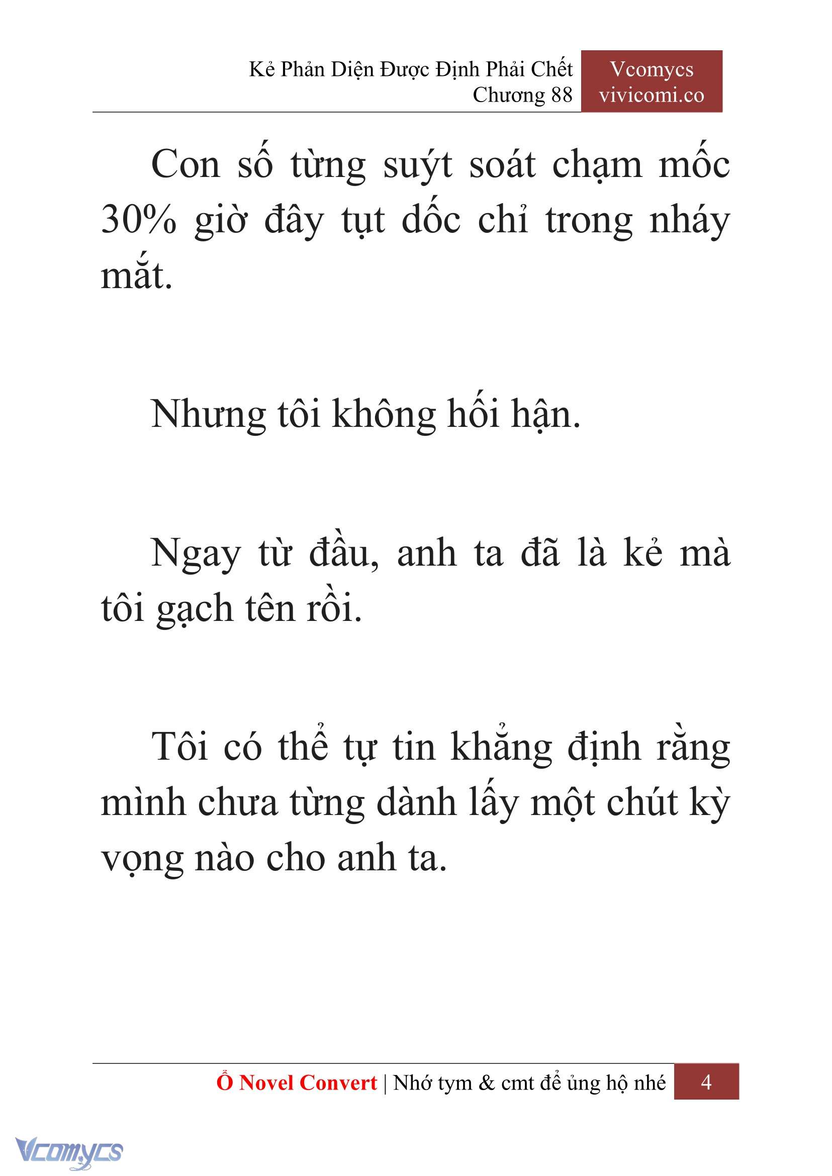 [Novel] Kẻ Phản Diện Được Định Phải Chết Chap 88 - Trang 2