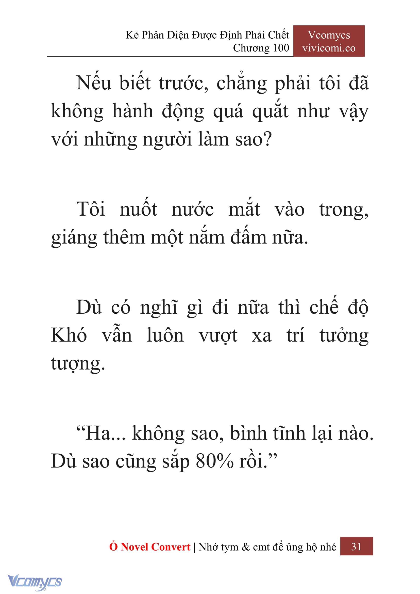 [Novel] Kẻ Phản Diện Được Định Phải Chết Chap 100 - Next Chap 101