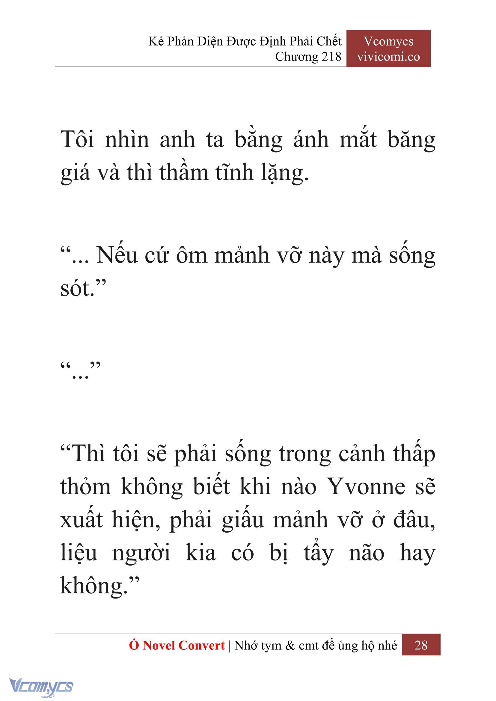 [Novel] Kẻ Phản Diện Được Định Phải Chết Chap 218 - Next Chap 219