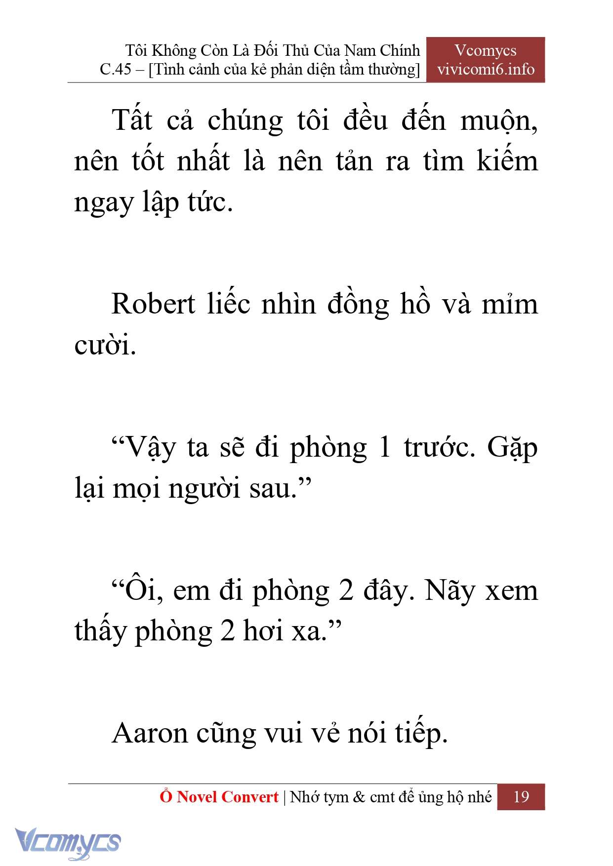 [Novel] Tôi Không Còn Là Đối Thủ Của Nam Chính Chap 45 - Trang 2