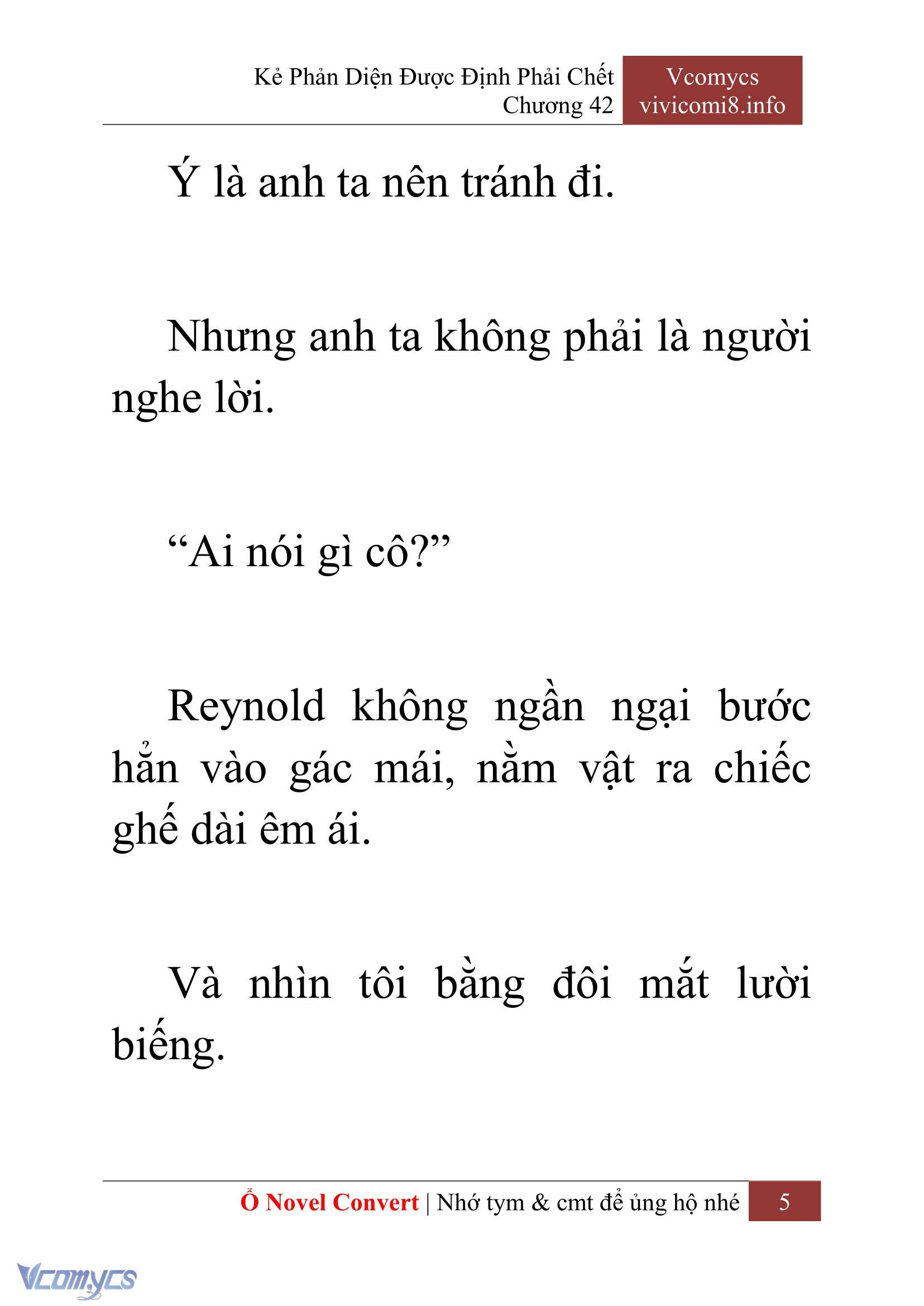 [Novel] Kẻ Phản Diện Được Định Phải Chết Chap 42 - Next Chap 43