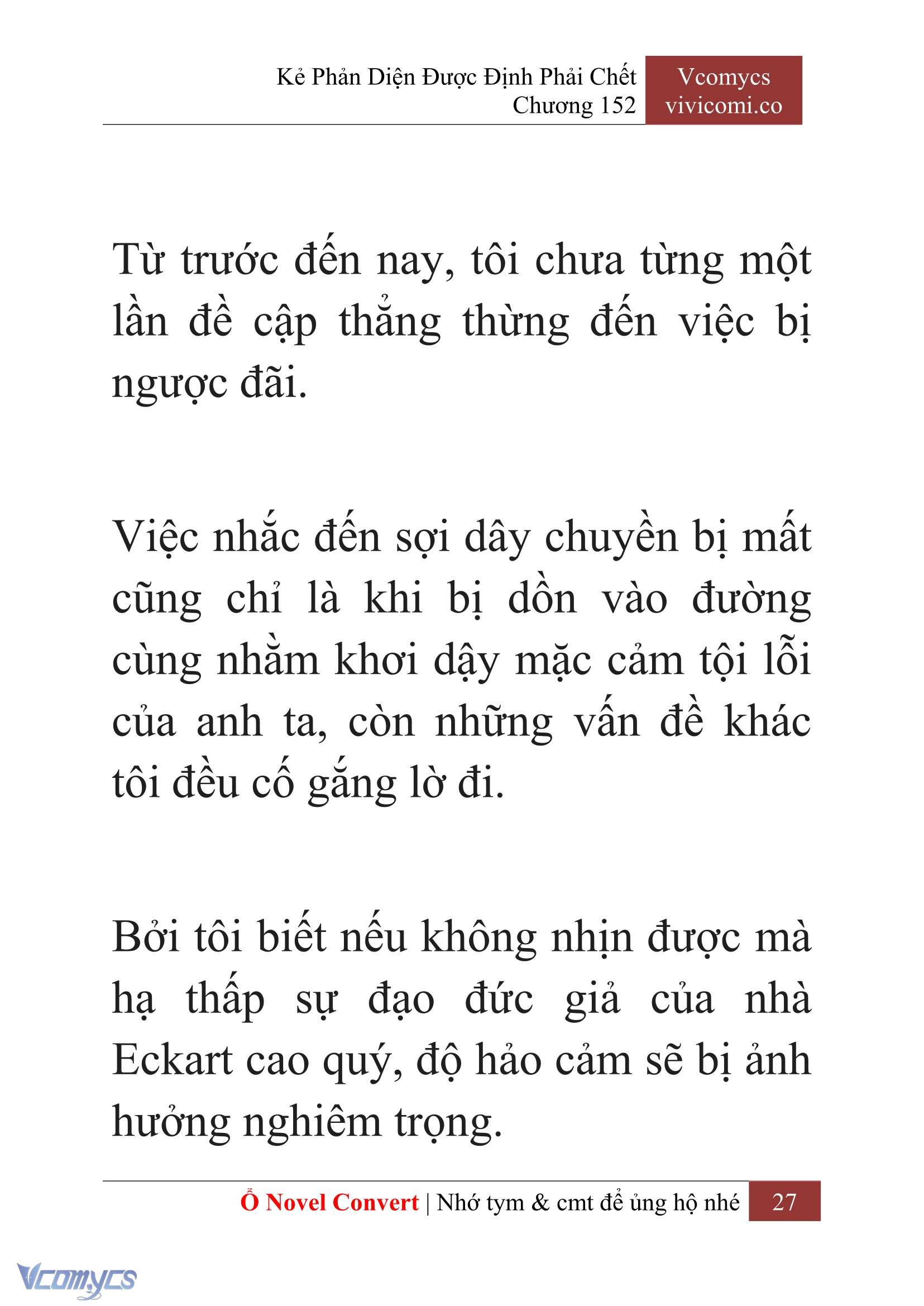 [Novel] Kẻ Phản Diện Được Định Phải Chết Chap 152 - Next Chap 153