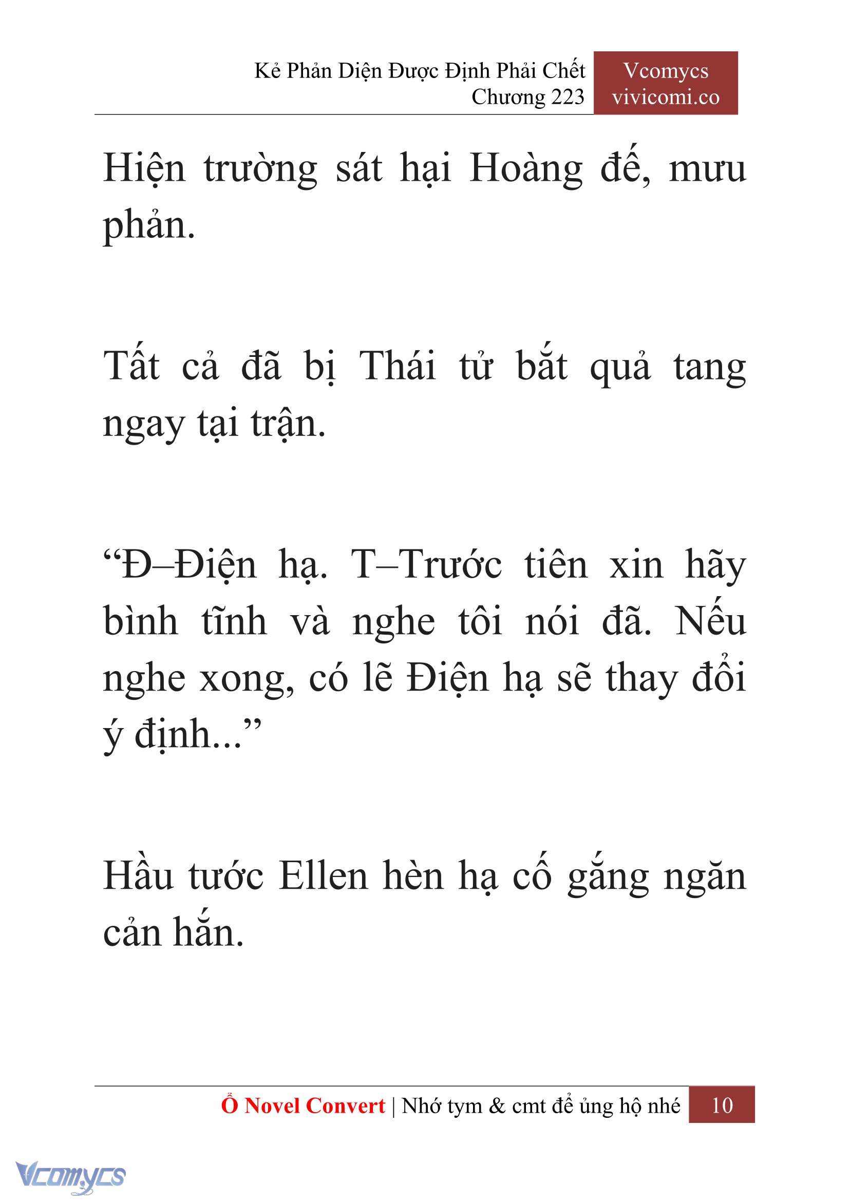[Novel] Kẻ Phản Diện Được Định Phải Chết Chap 223 - Next Chap 224