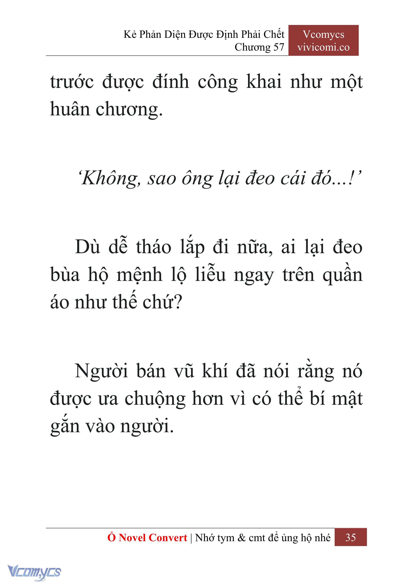 [Novel] Kẻ Phản Diện Được Định Phải Chết Chap 57 - Next Chap 58