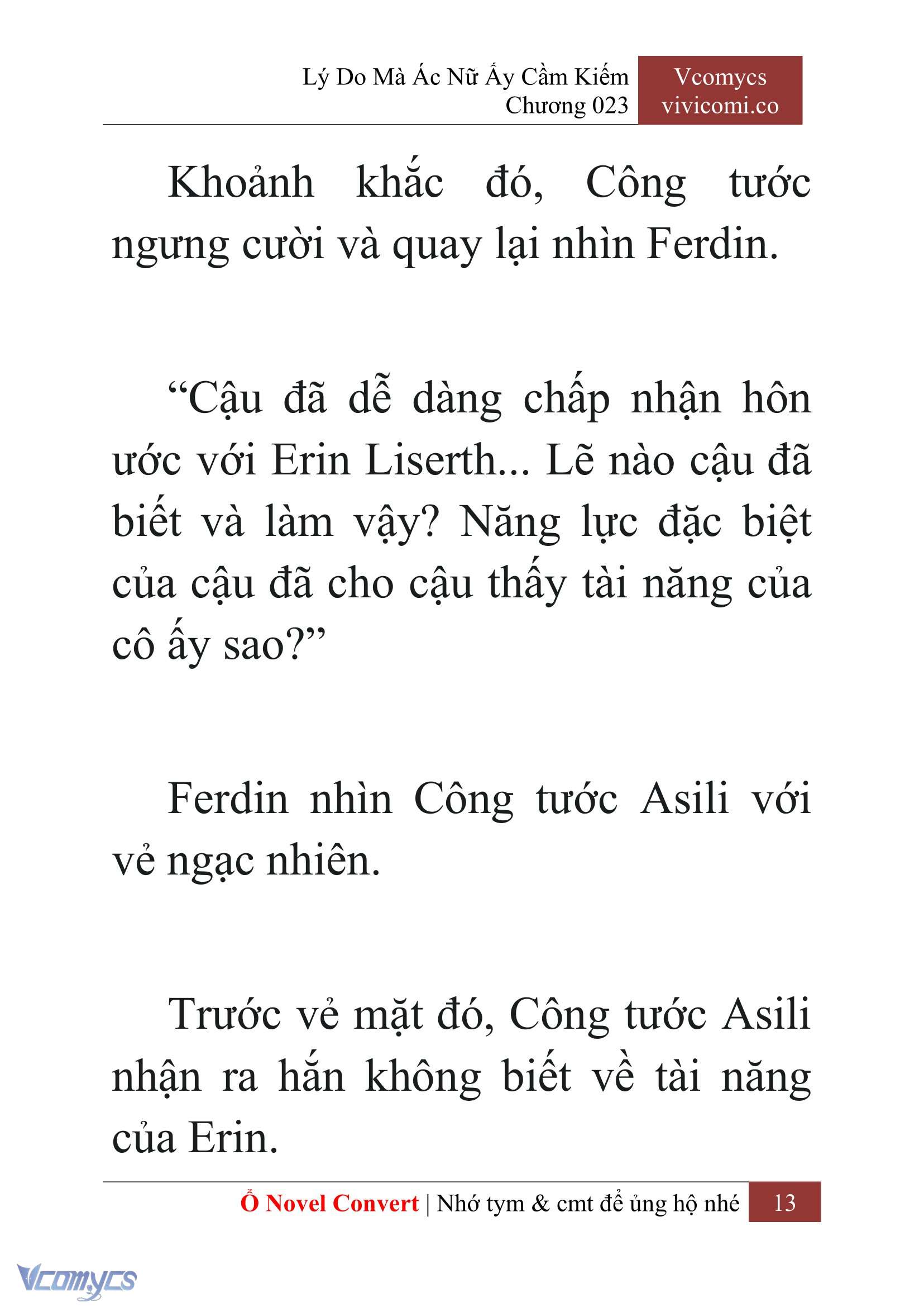 [Novel] Lý Do Mà Ác Nữ Ấy Cầm Kiếm Chap 23 - Trang 2
