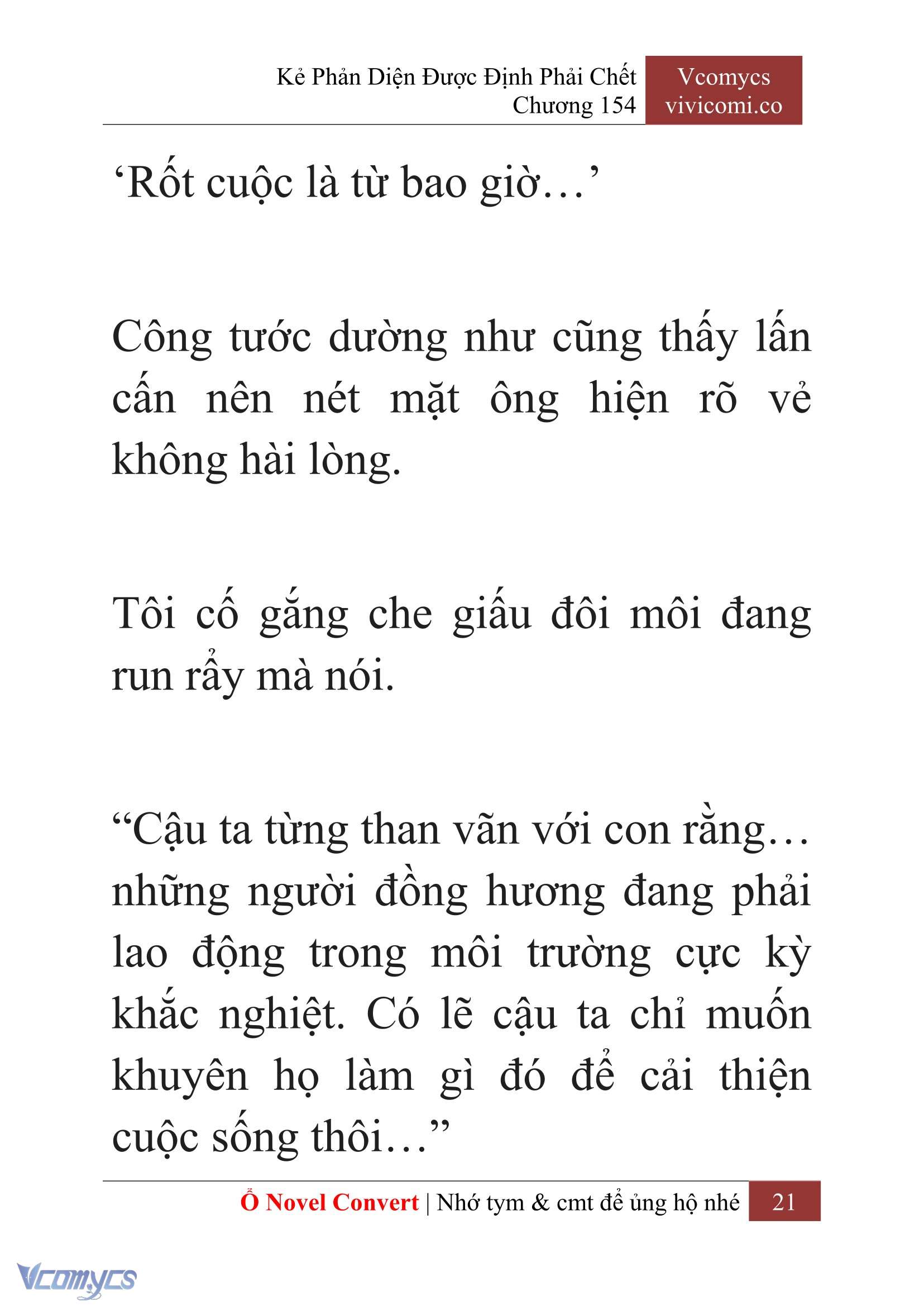 [Novel] Kẻ Phản Diện Được Định Phải Chết Chap 154 - Trang 2