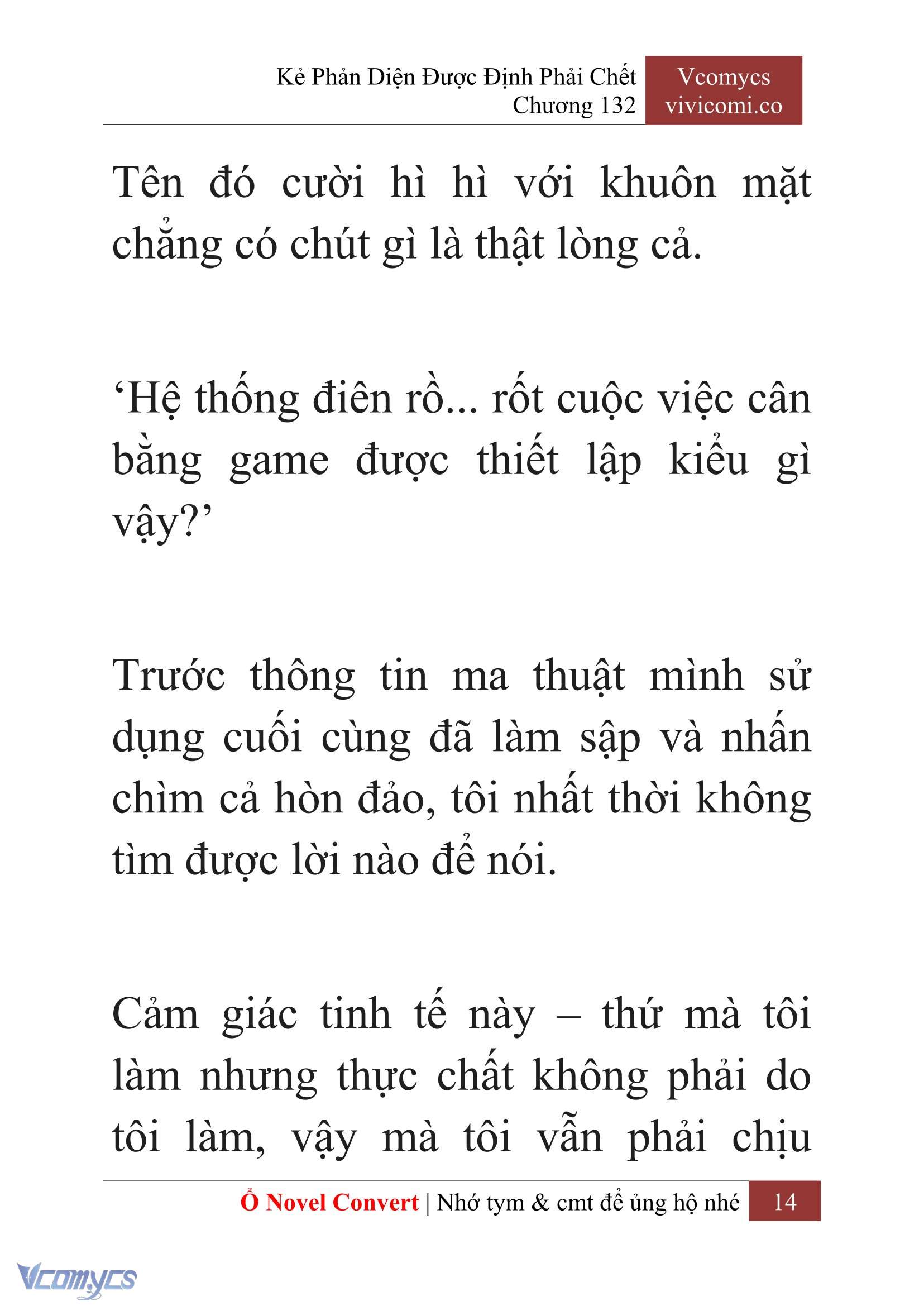 [Novel] Kẻ Phản Diện Được Định Phải Chết Chap 132 - Trang 2