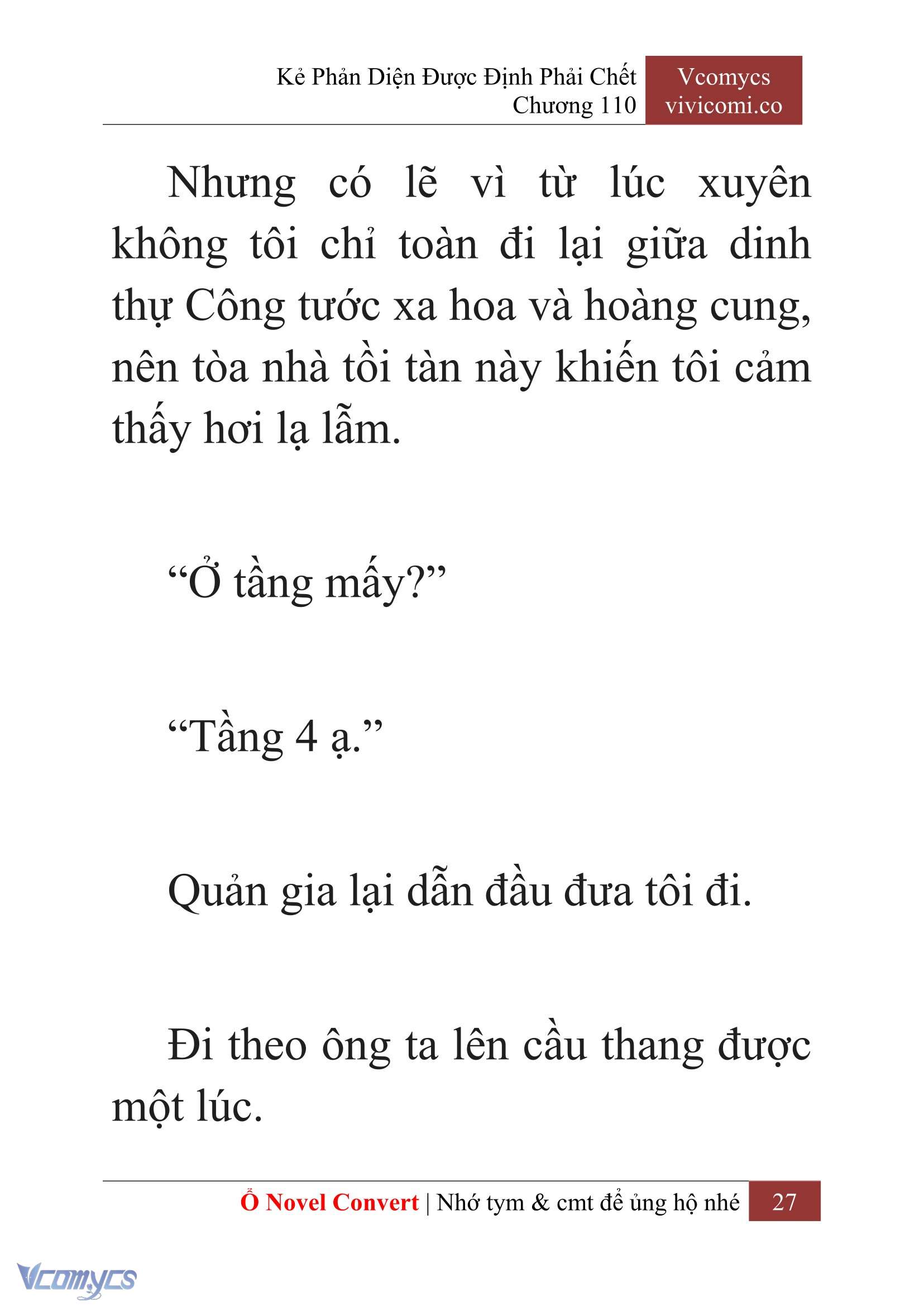[Novel] Kẻ Phản Diện Được Định Phải Chết Chap 110 - Next Chap 111