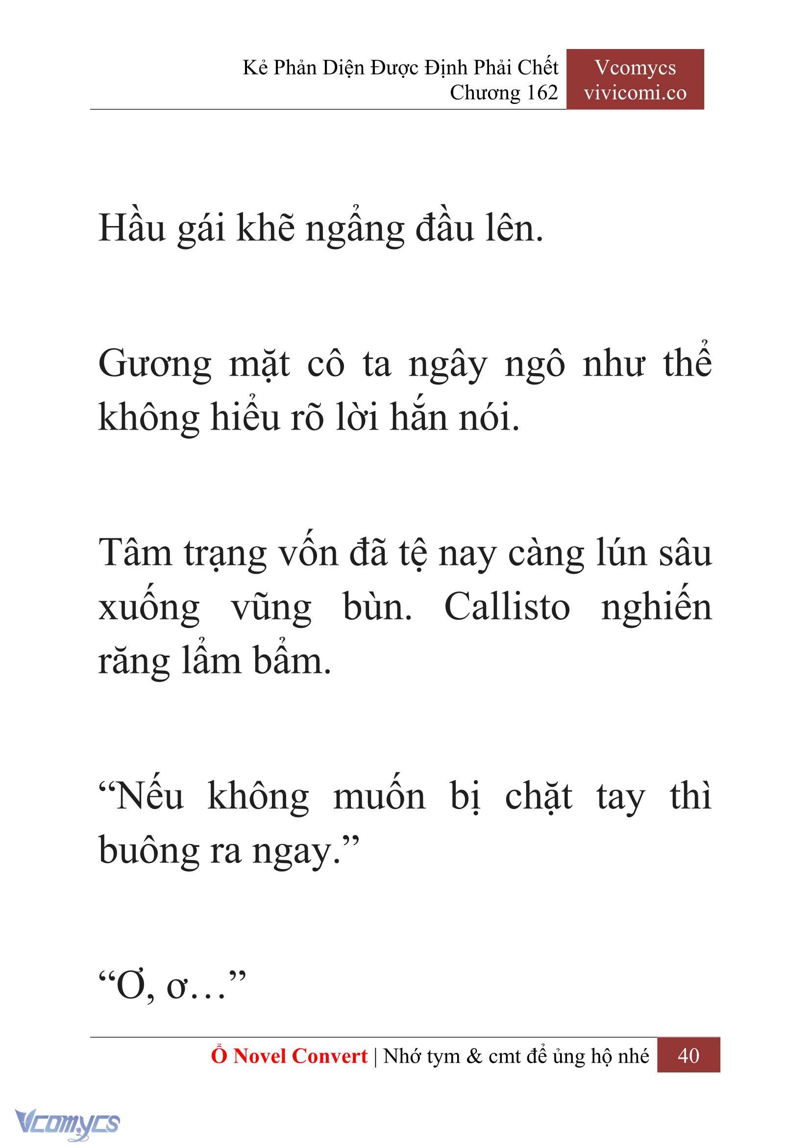 [Novel] Kẻ Phản Diện Được Định Phải Chết Chap 162 - Next Chap 163