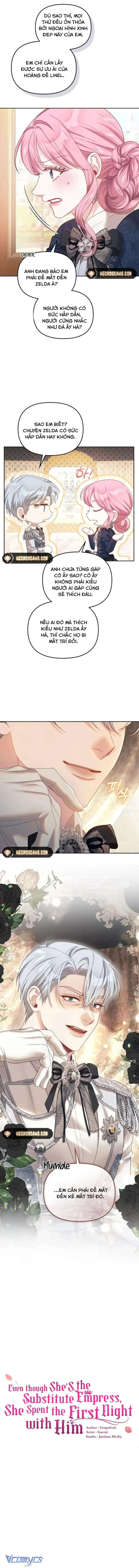 Tôi Đã Trải Qua Đêm Đầu Tiên Dù Chỉ Là Hoàng Hậu Thay Thế Chap 27 - Trang 2