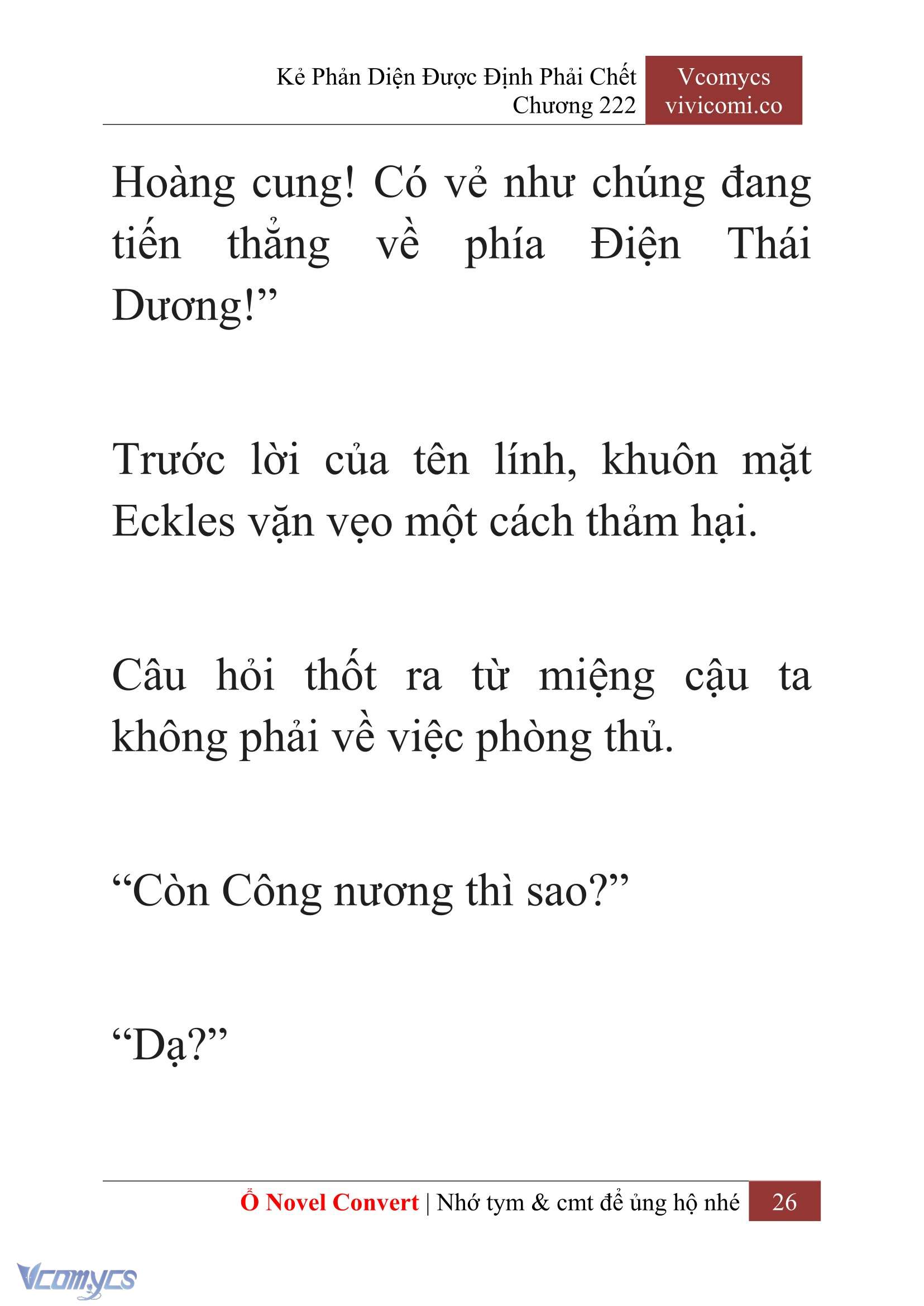 [Novel] Kẻ Phản Diện Được Định Phải Chết Chap 222 - Trang 2