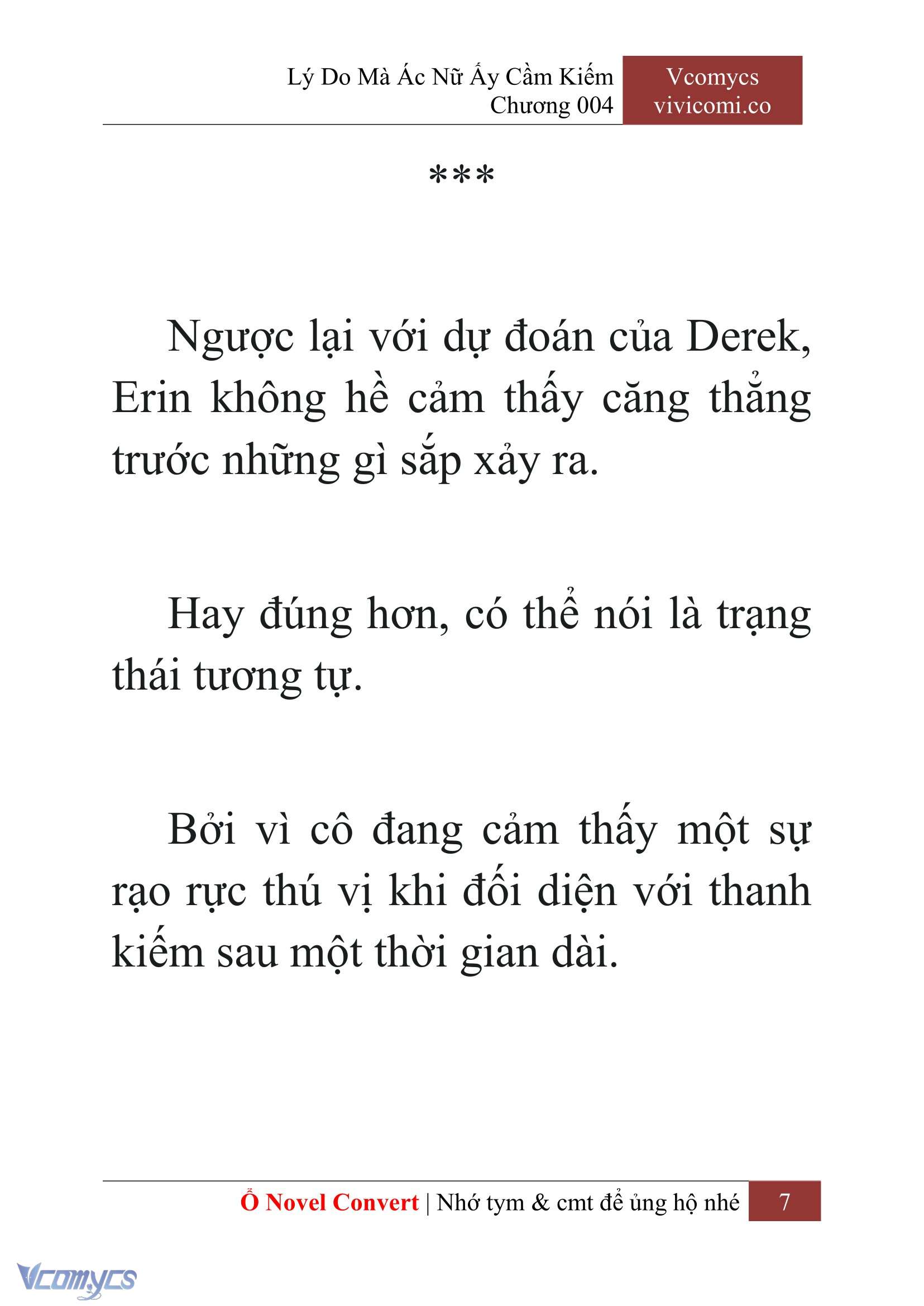 [Novel] Lý Do Mà Ác Nữ Ấy Cầm Kiếm Chap 4 - Next Chap 5