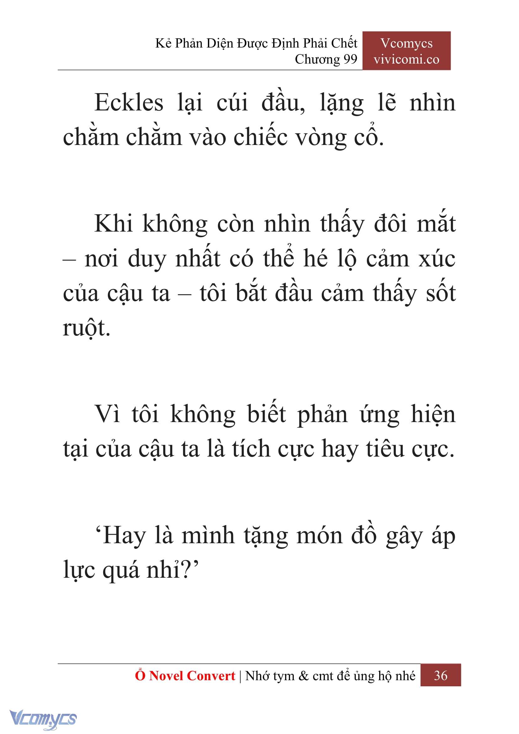 [Novel] Kẻ Phản Diện Được Định Phải Chết Chap 99 - Next Chap 100