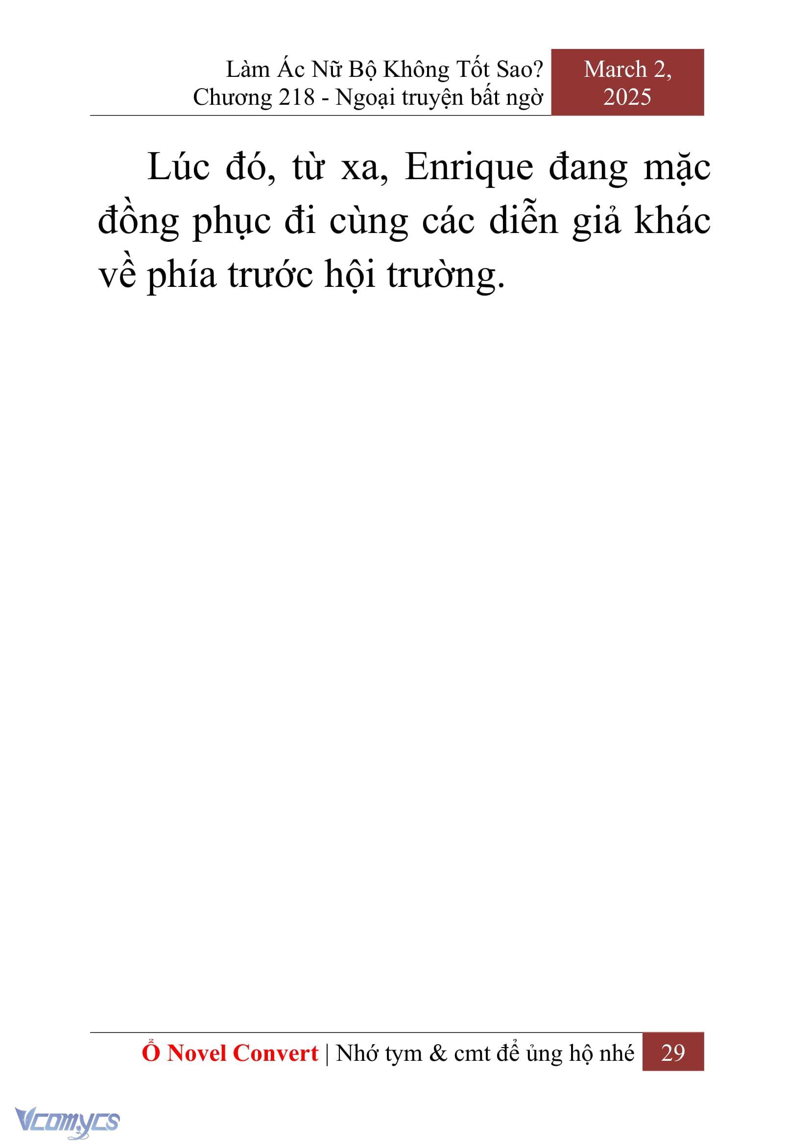 [Novel] Làm Ác Nữ Bộ Không Tốt Sao? Chap 218 - Trang 2