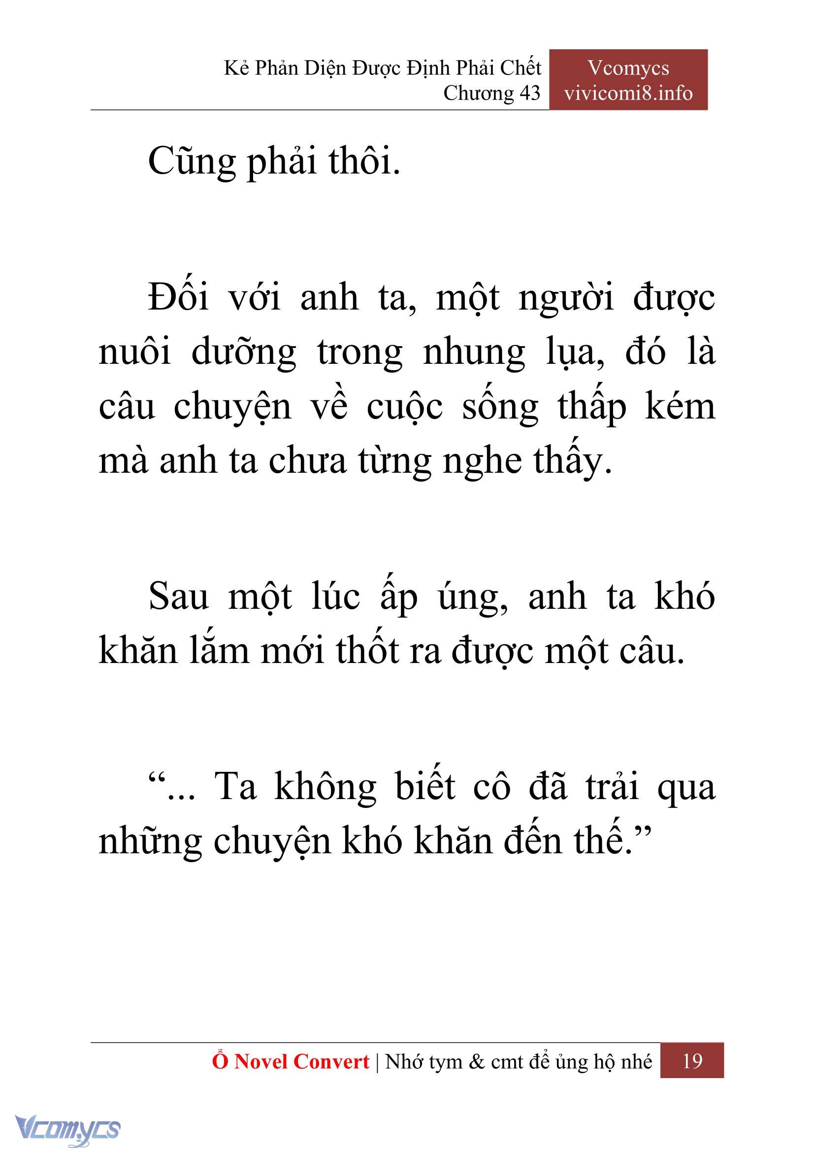 [Novel] Kẻ Phản Diện Được Định Phải Chết Chap 43 - Next Chap 44