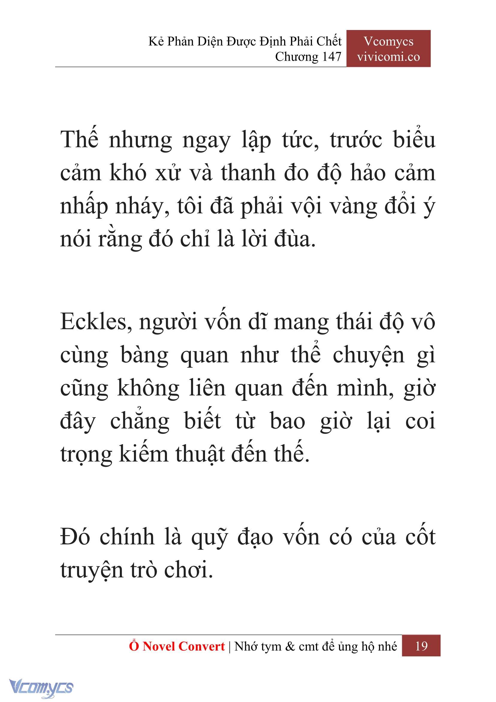 [Novel] Kẻ Phản Diện Được Định Phải Chết Chap 147 - Trang 2