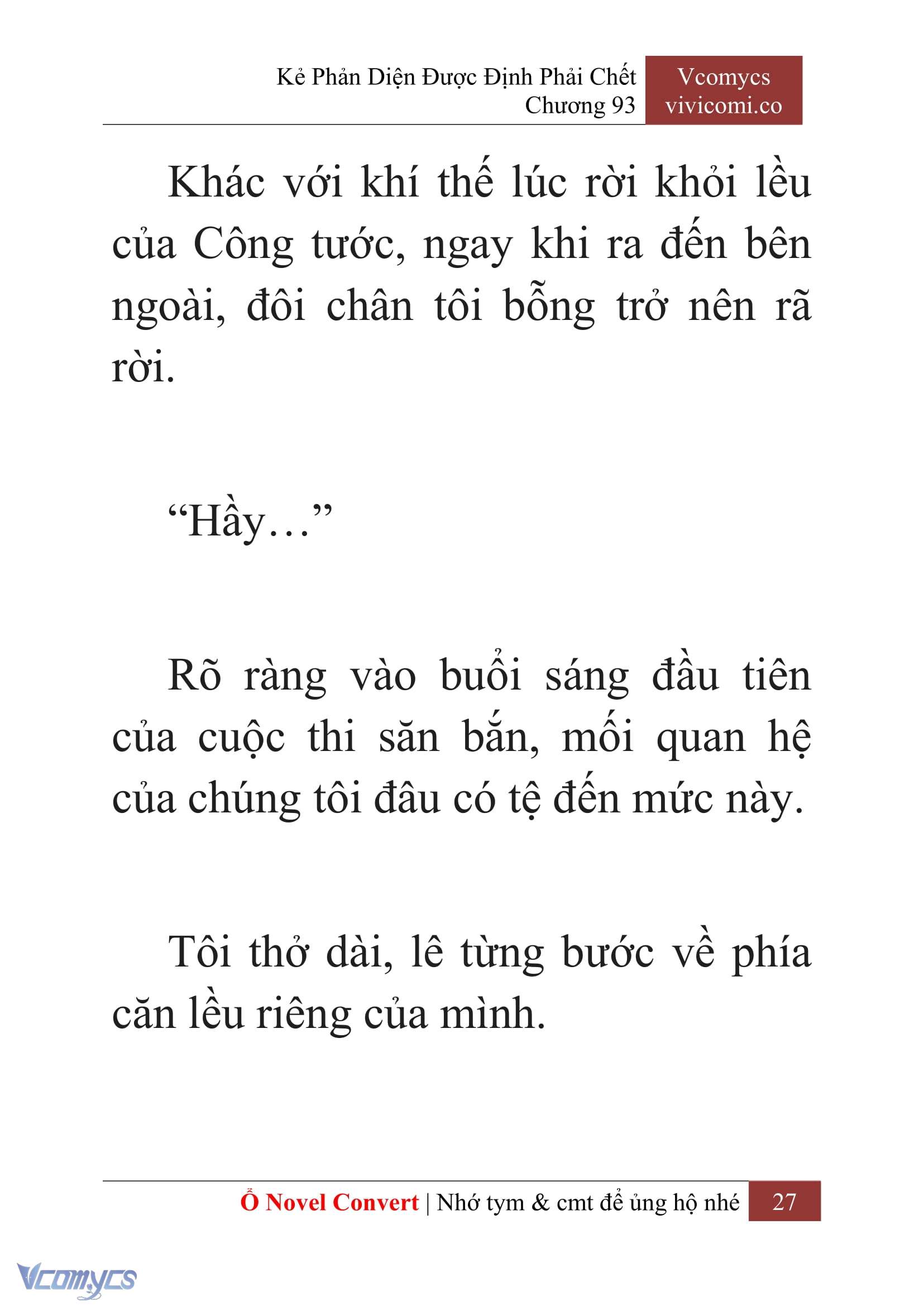 [Novel] Kẻ Phản Diện Được Định Phải Chết Chap 93 - Next Chap 94