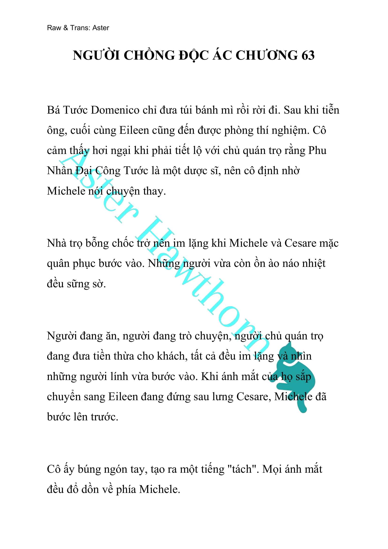 [NOVEL] Người Chồng Độc Ác Chap 63 - Trang 2