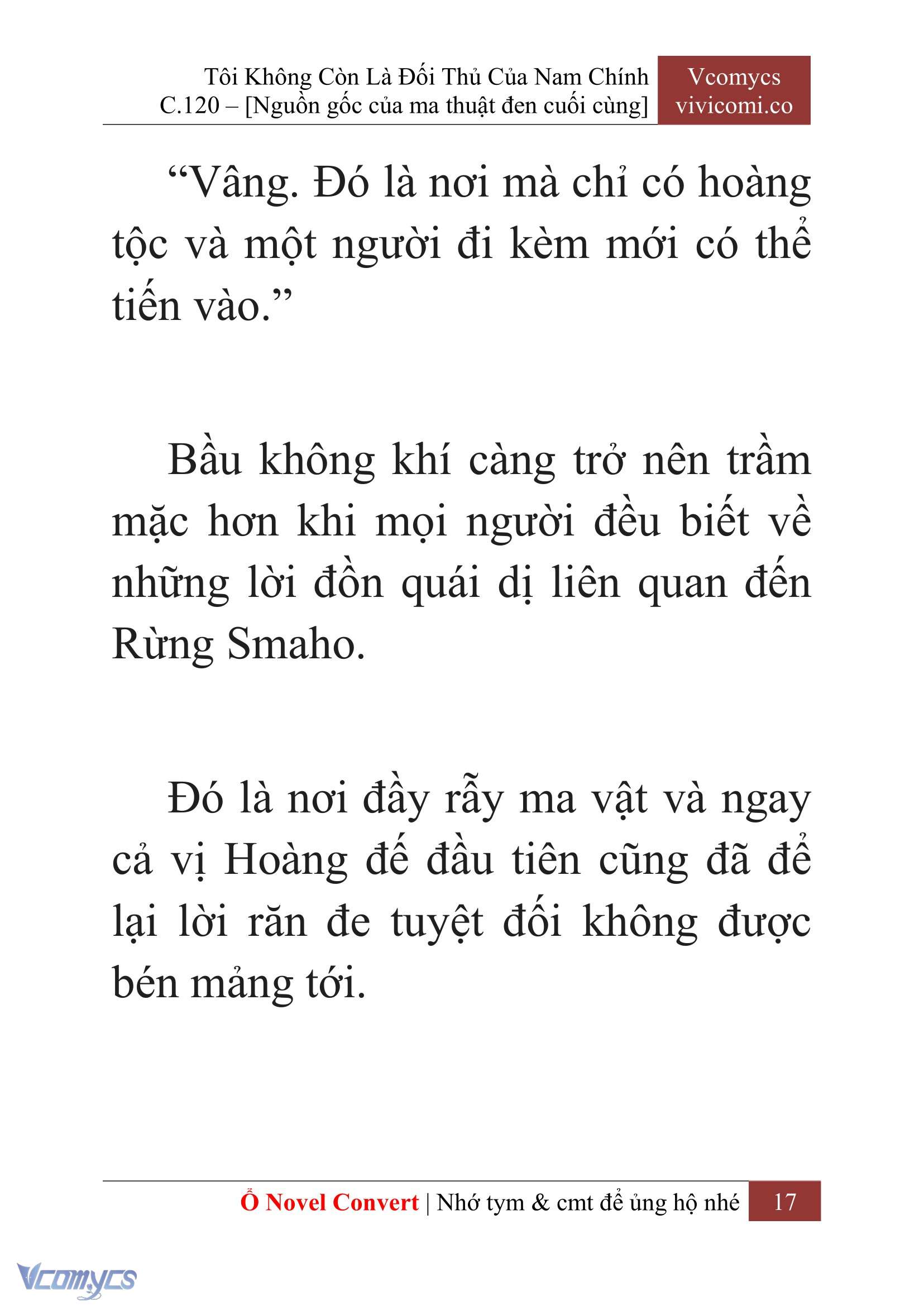 [Novel] Tôi Không Còn Là Đối Thủ Của Nam Chính Chap 120 - Trang 2