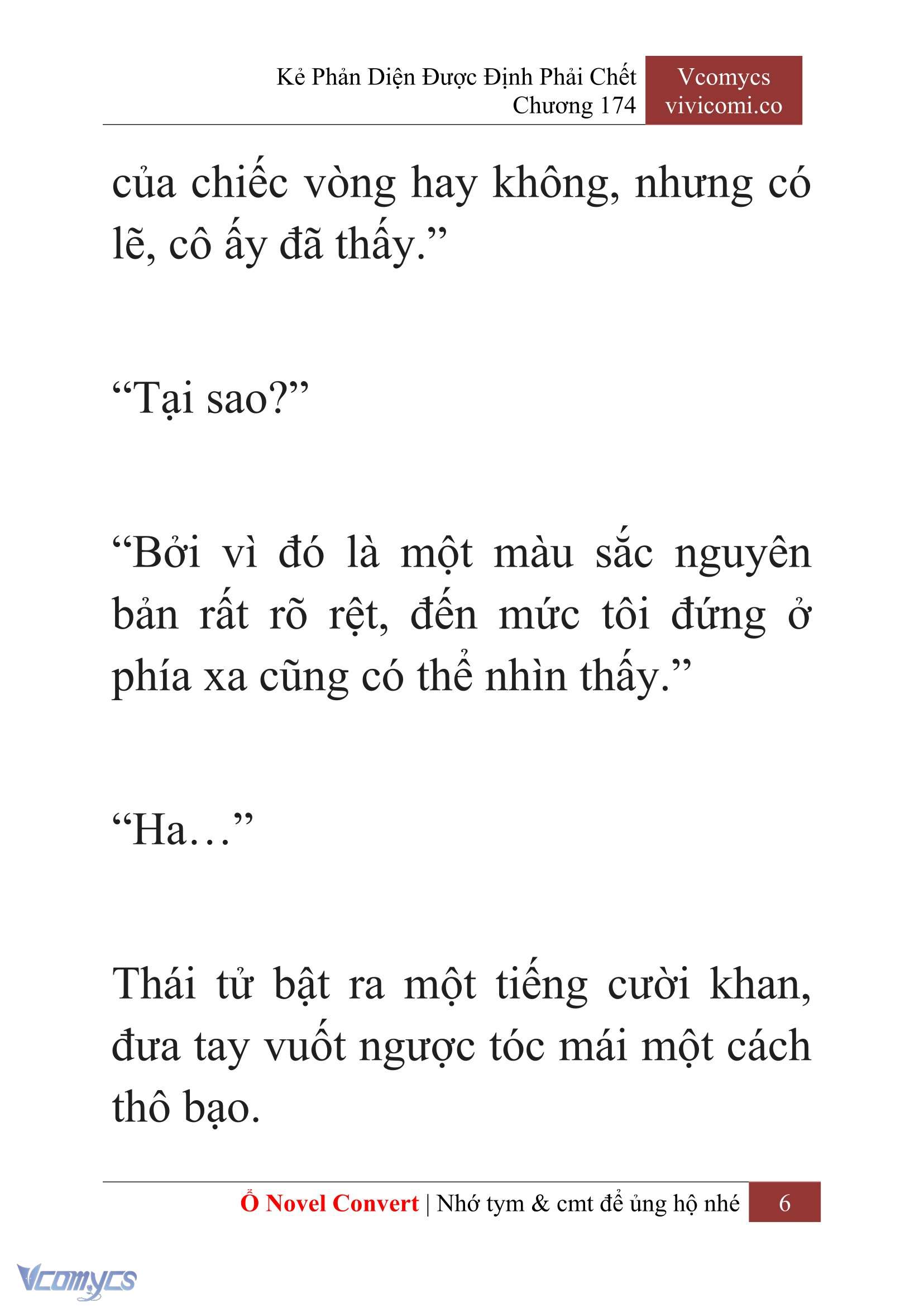 [Novel] Kẻ Phản Diện Được Định Phải Chết Chap 174 - Trang 2