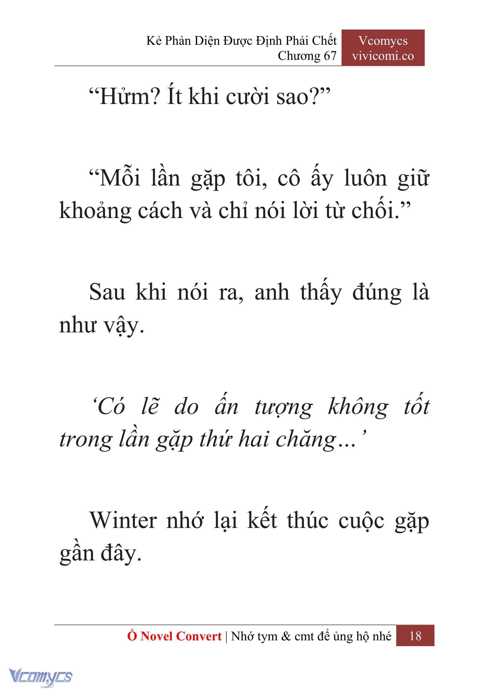 [Novel] Kẻ Phản Diện Được Định Phải Chết Chap 67 - Next Chap 68