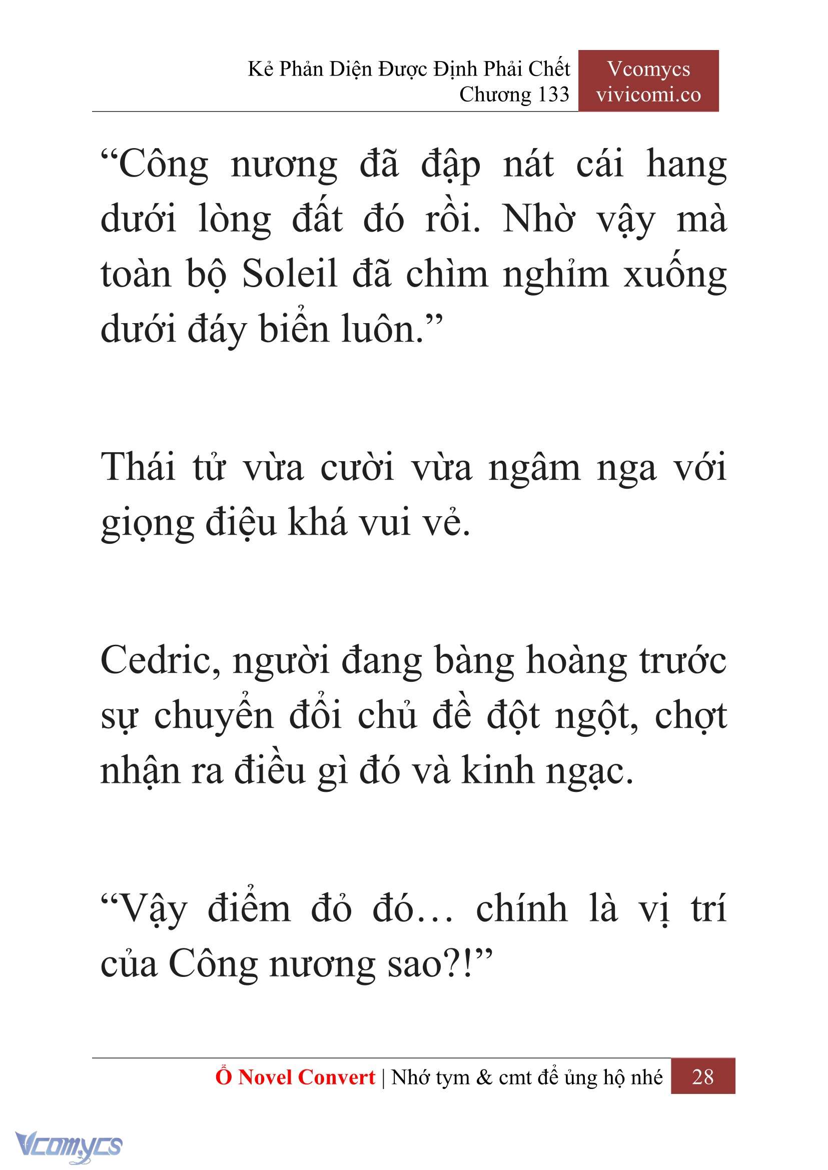 [Novel] Kẻ Phản Diện Được Định Phải Chết Chap 133 - Trang 2