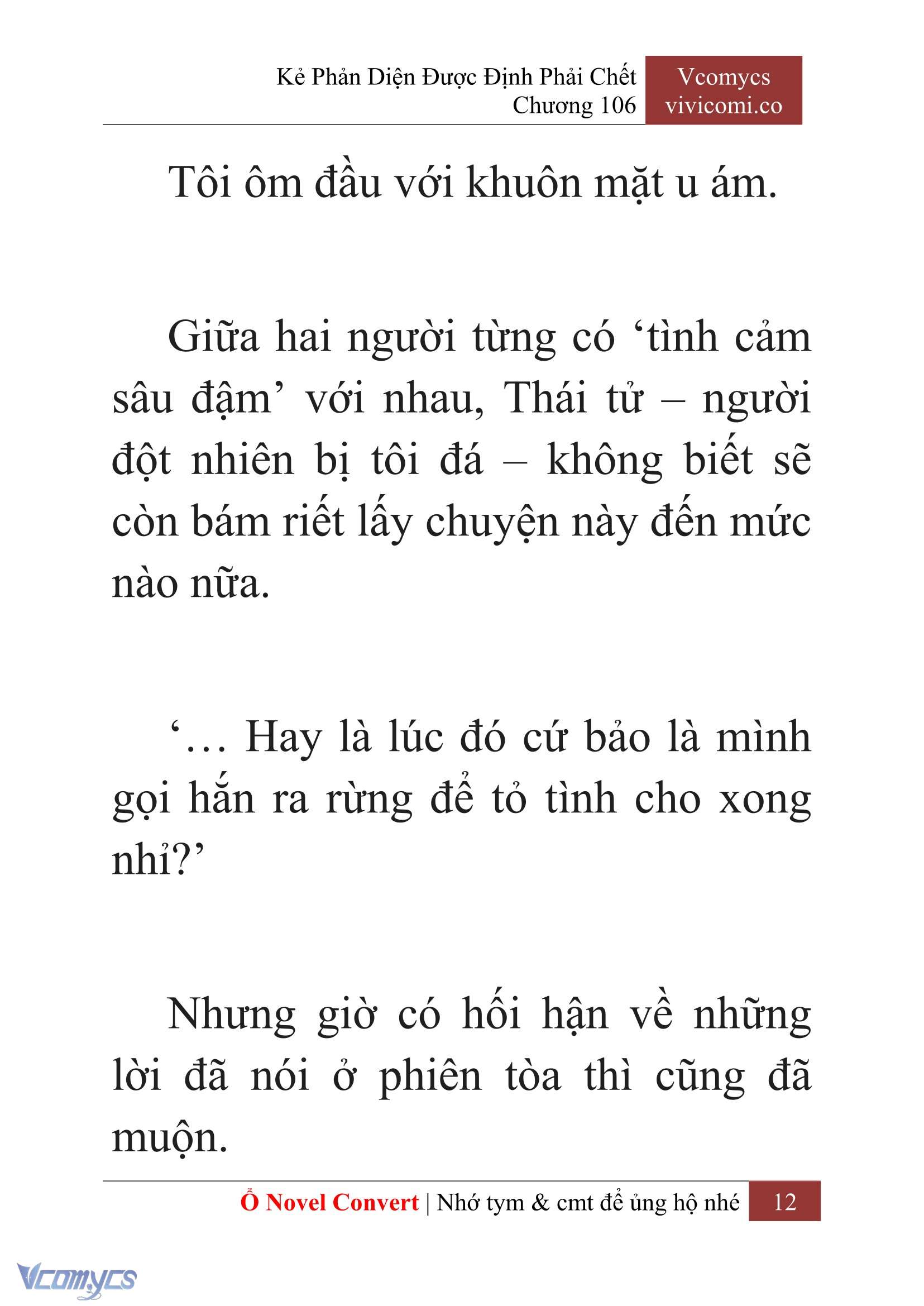 [Novel] Kẻ Phản Diện Được Định Phải Chết Chap 106 - Next Chap 107