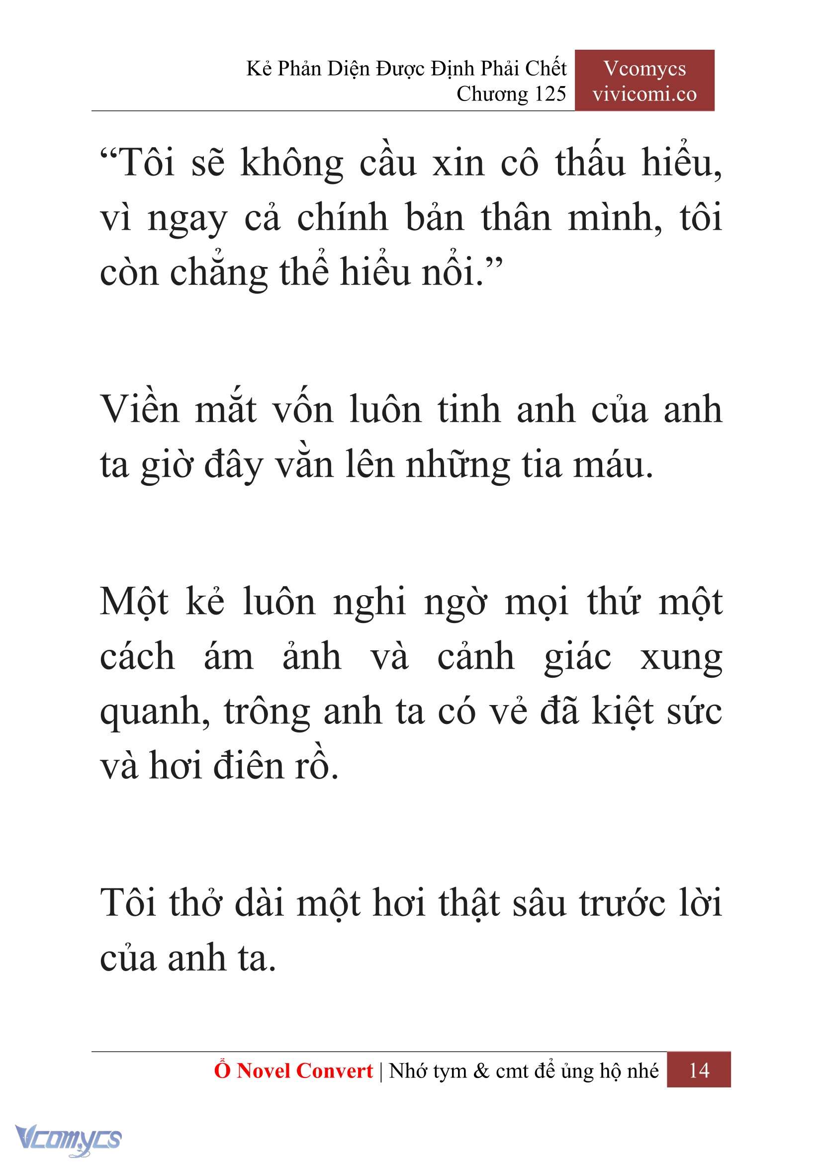 [Novel] Kẻ Phản Diện Được Định Phải Chết Chap 125 - Trang 2