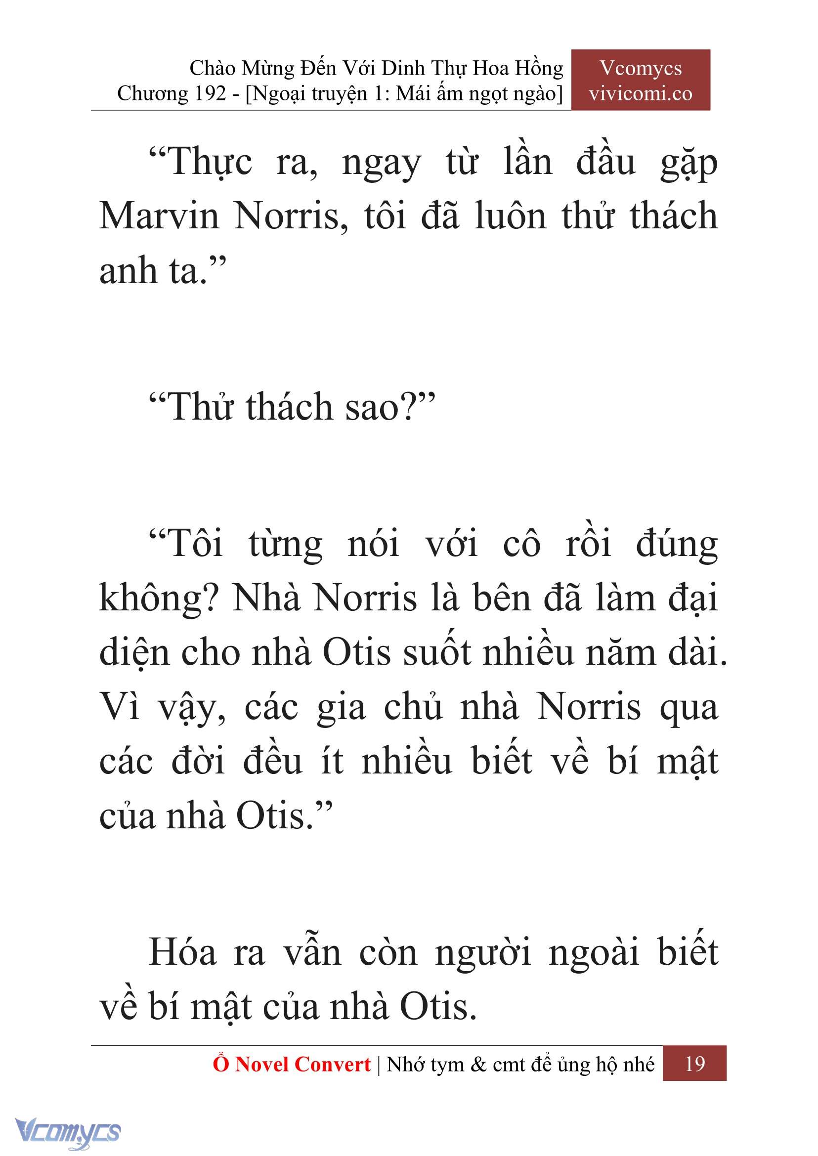[Novel] Chào Mừng Đến Với Dinh Thự Hoa Hồng Chap 192 - Trang 2