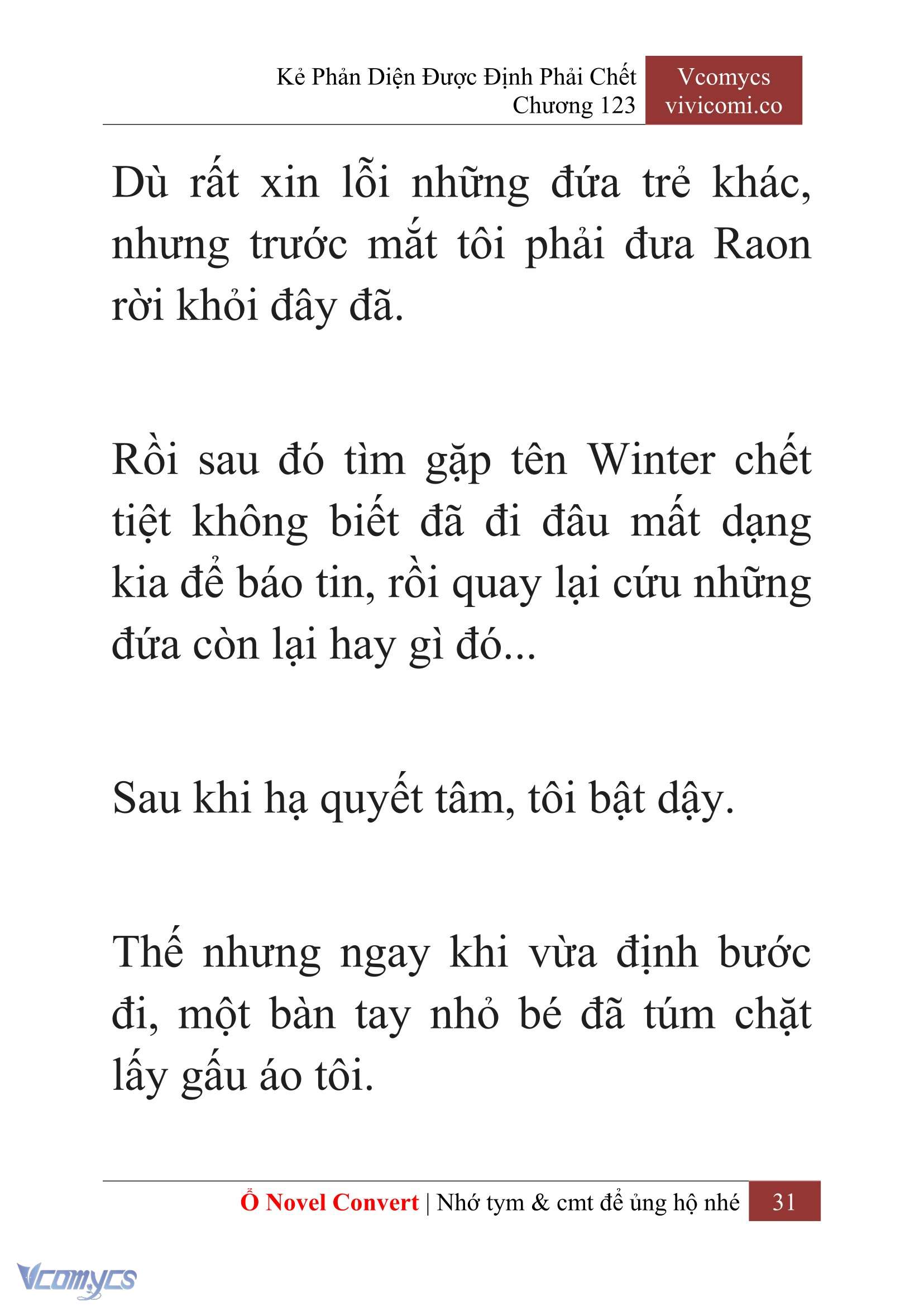 [Novel] Kẻ Phản Diện Được Định Phải Chết Chap 123 - Trang 2